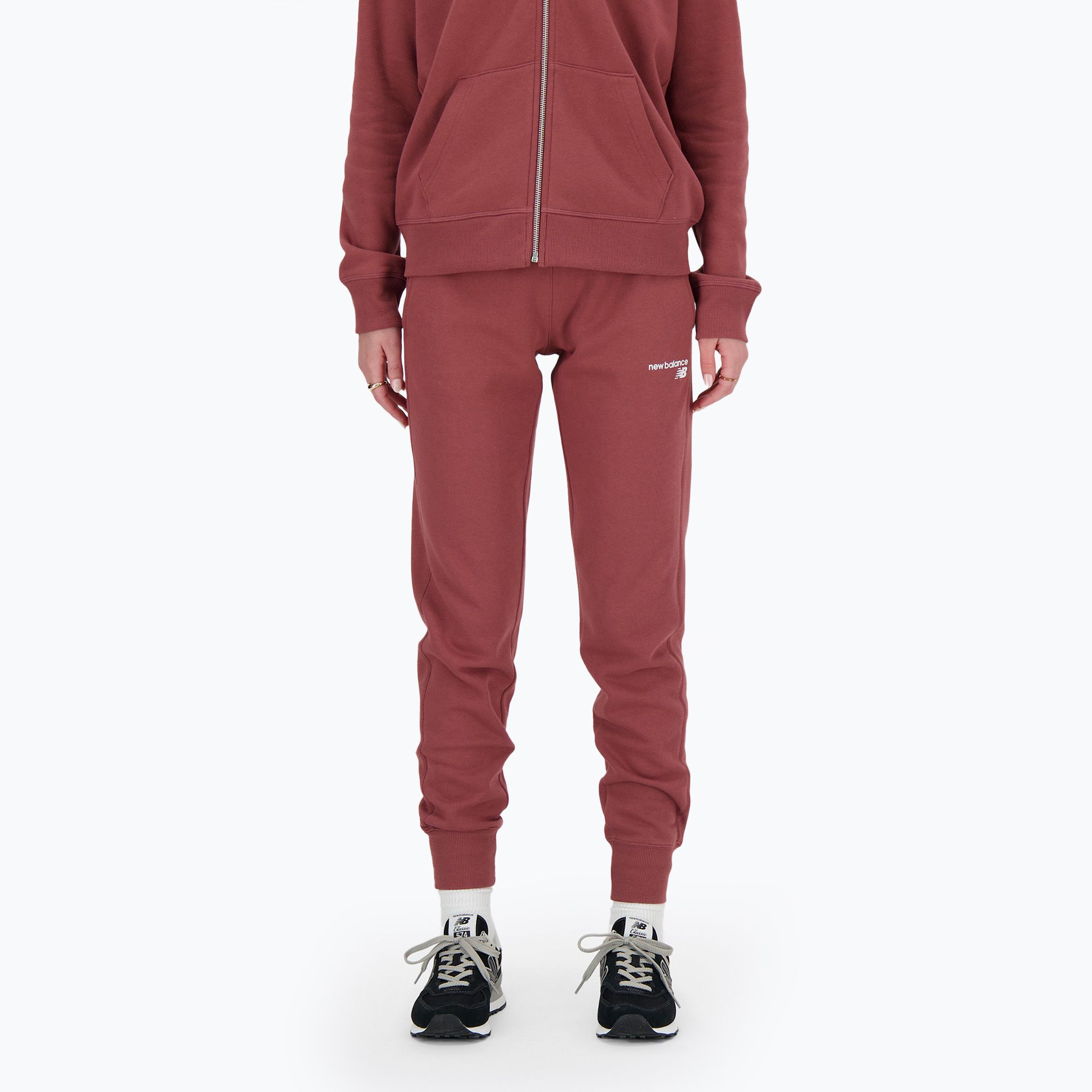 Spodnie damskie New Balance Classic Core Fleece washedbu 