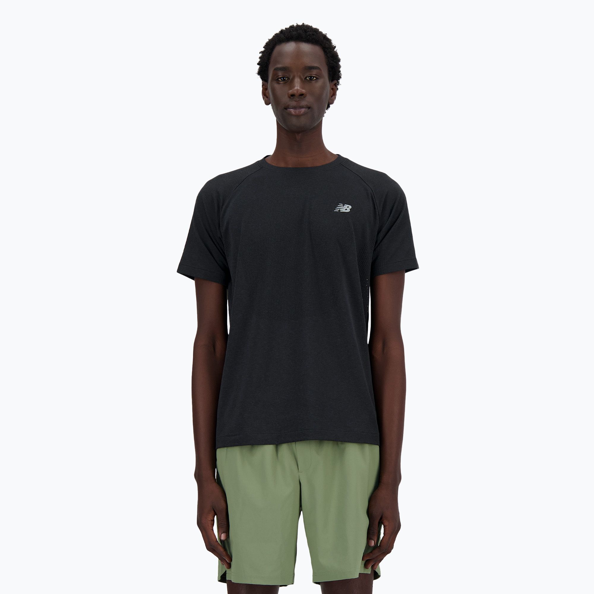 Koszulka męska New Balance Athletics Seamless black 