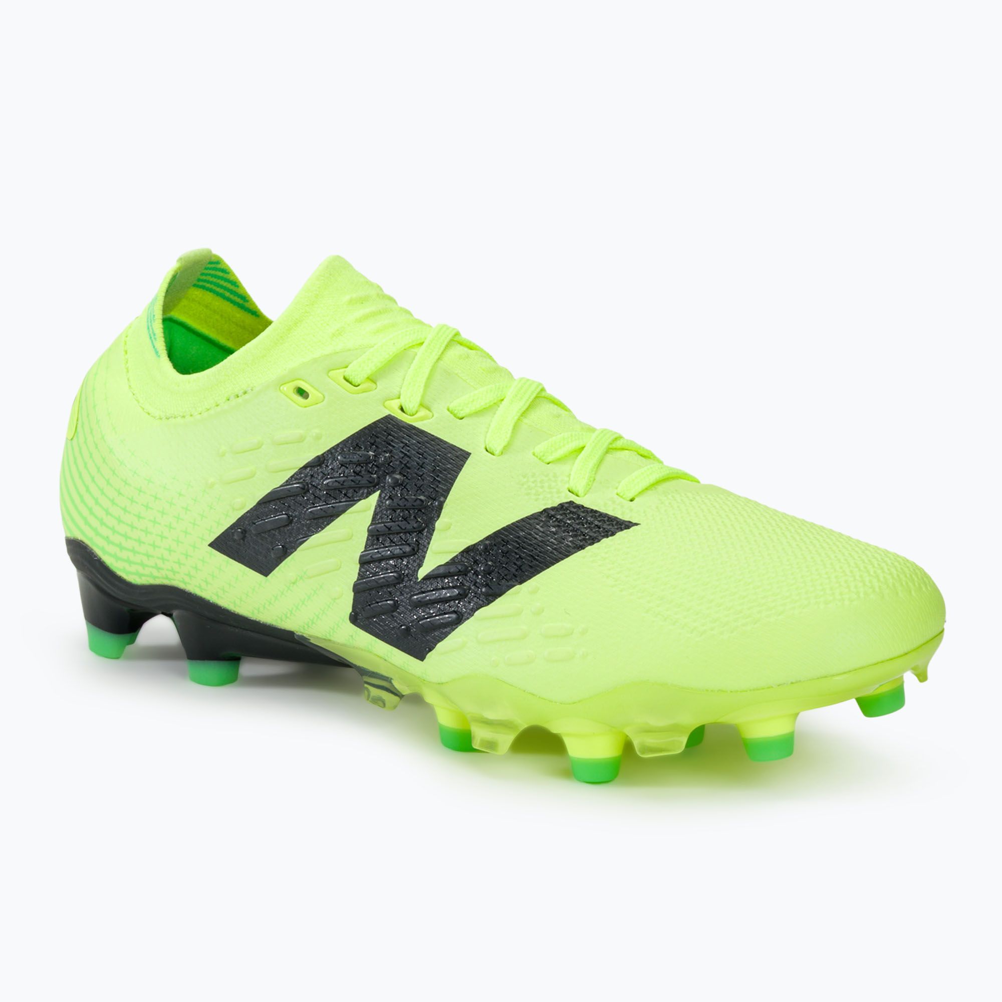 Buty piłkarskie męskie New Balance Tekela Pro Low Laced V4+ FG bleached lime glo 