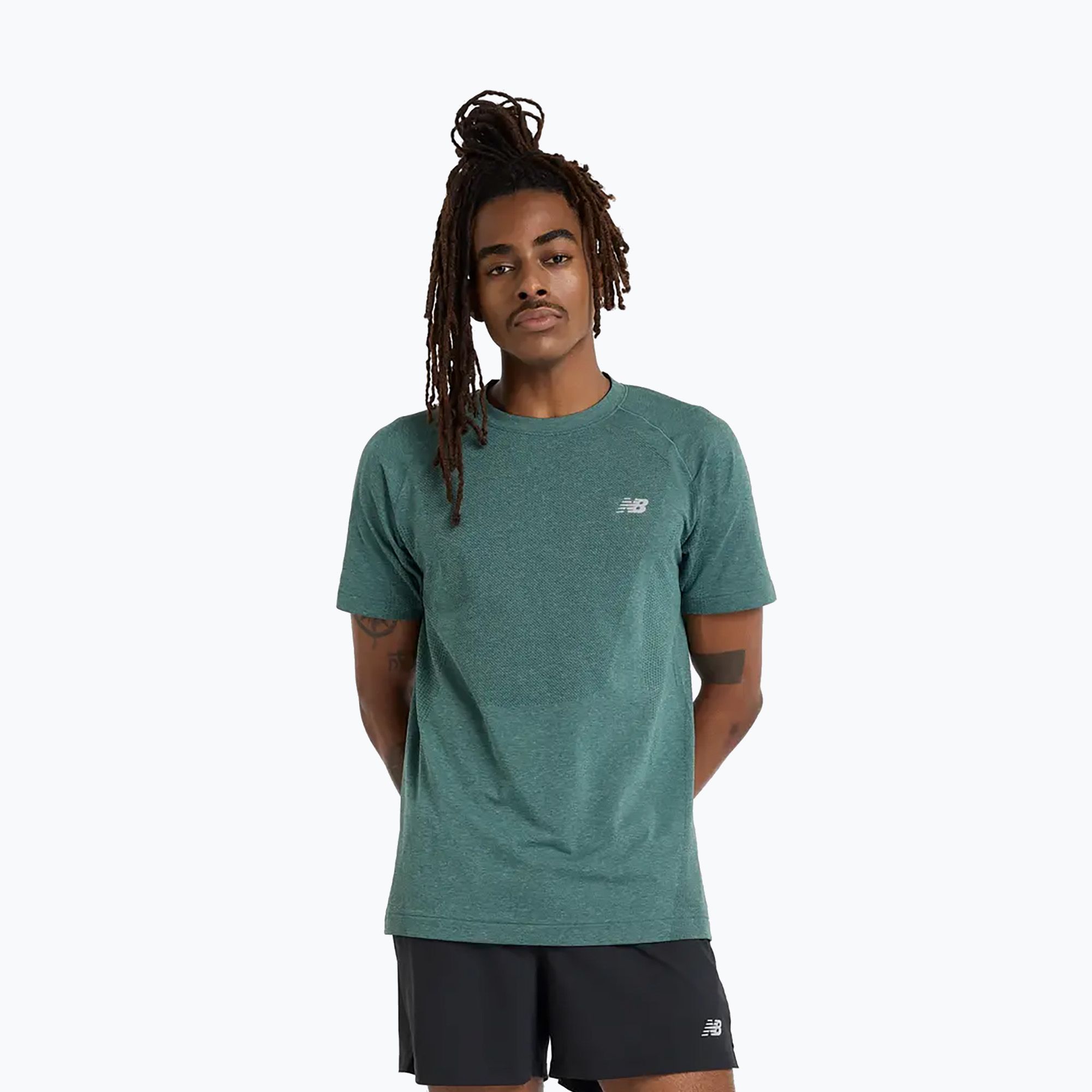 Koszulka męska New Balance Athletics Seamless newspruc 