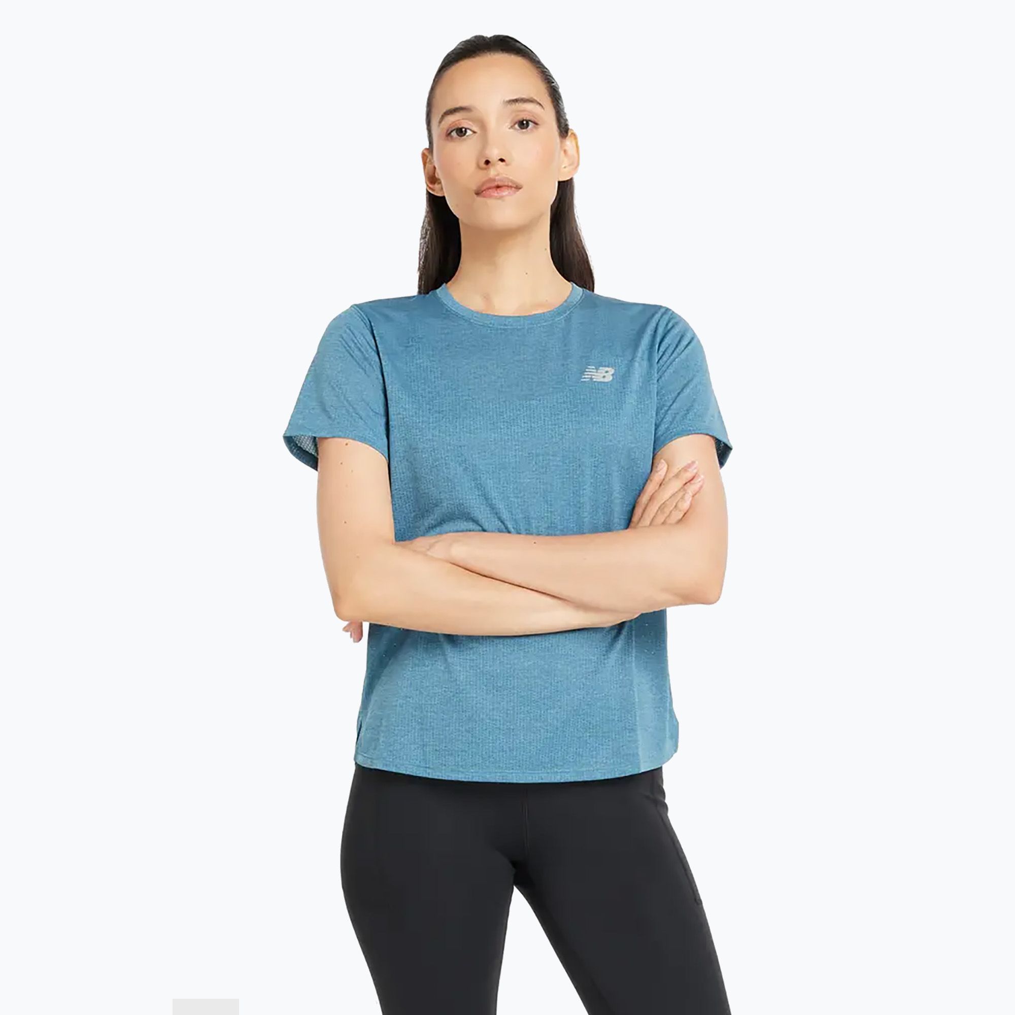 Koszulka damska New Balance Athletics terrarium heather 