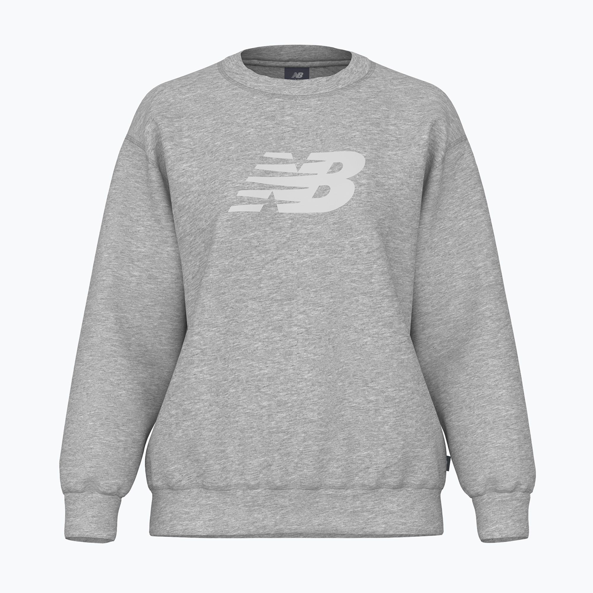 Bluza damska New Balance Sport Fleece Logo Crew athletic grey 