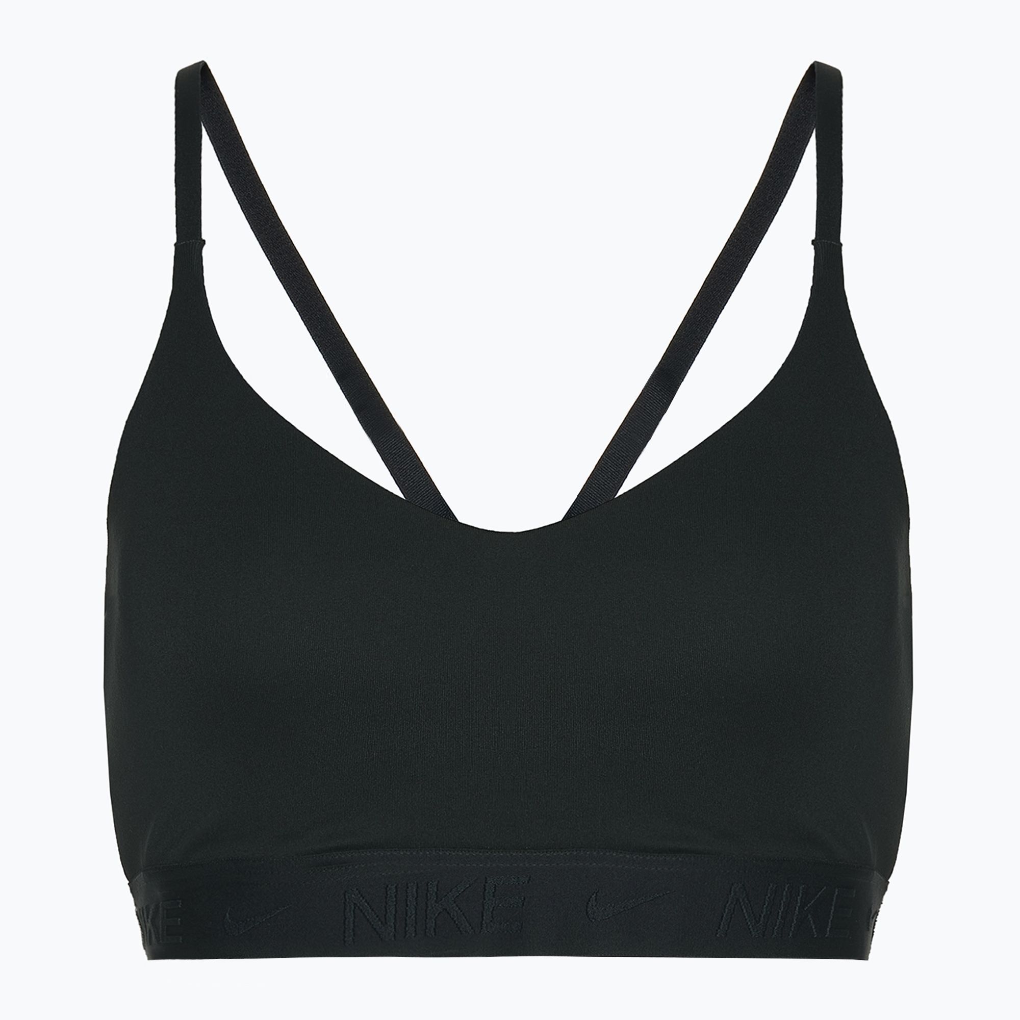Biustonosz treningowy Nike Dri-Fit Indy Light Support black/black/black 