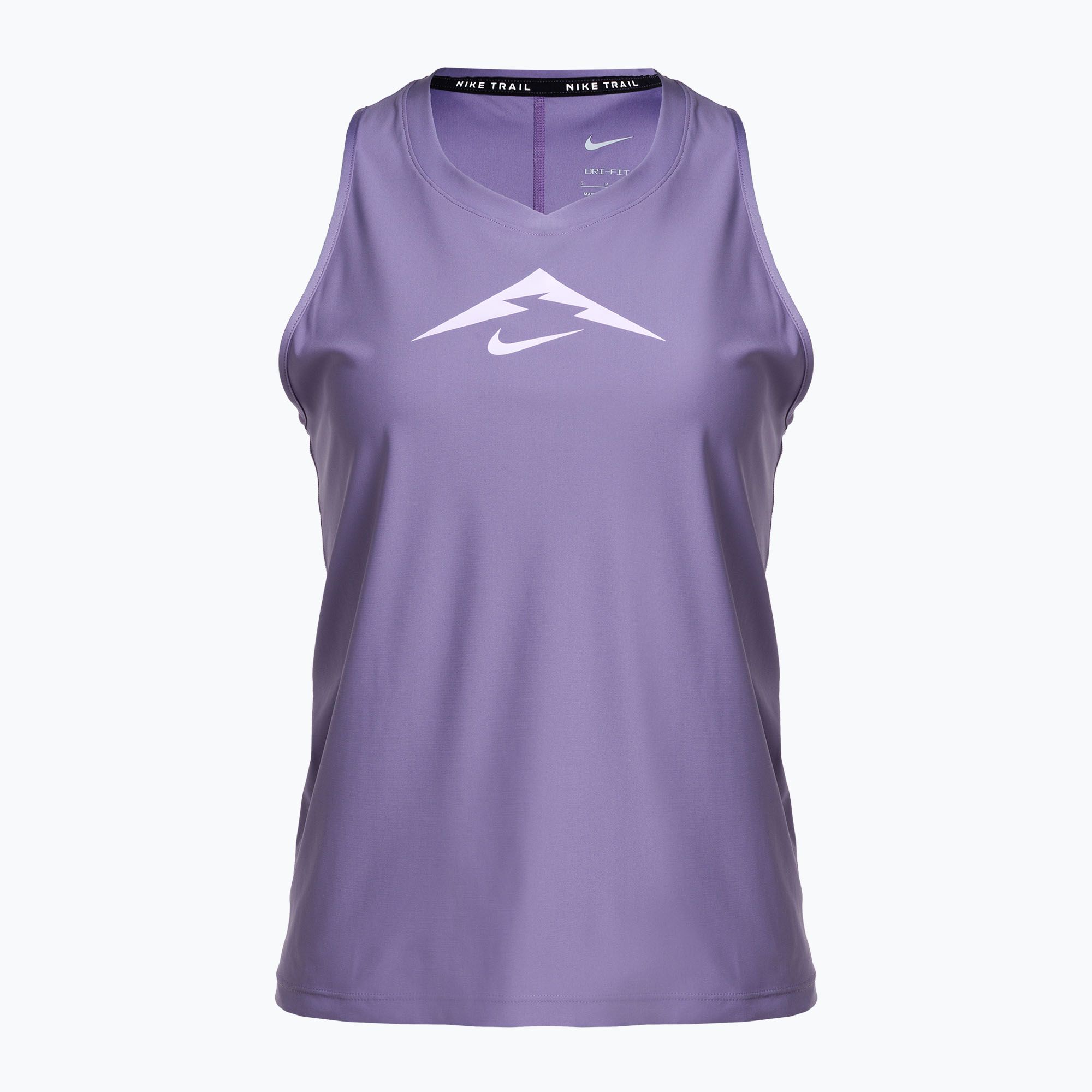 Koszulka do biegania damska Nike Trail Dri-Fit Graphic TT daybreak/lilac bloom 
