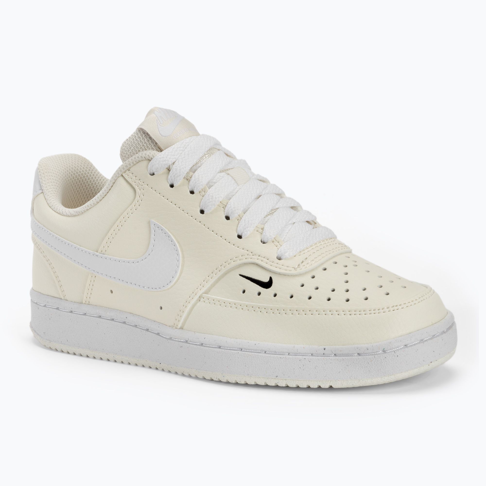 Buty damskie Nike Court Vision Low Next Nature white/black/pale ivory 