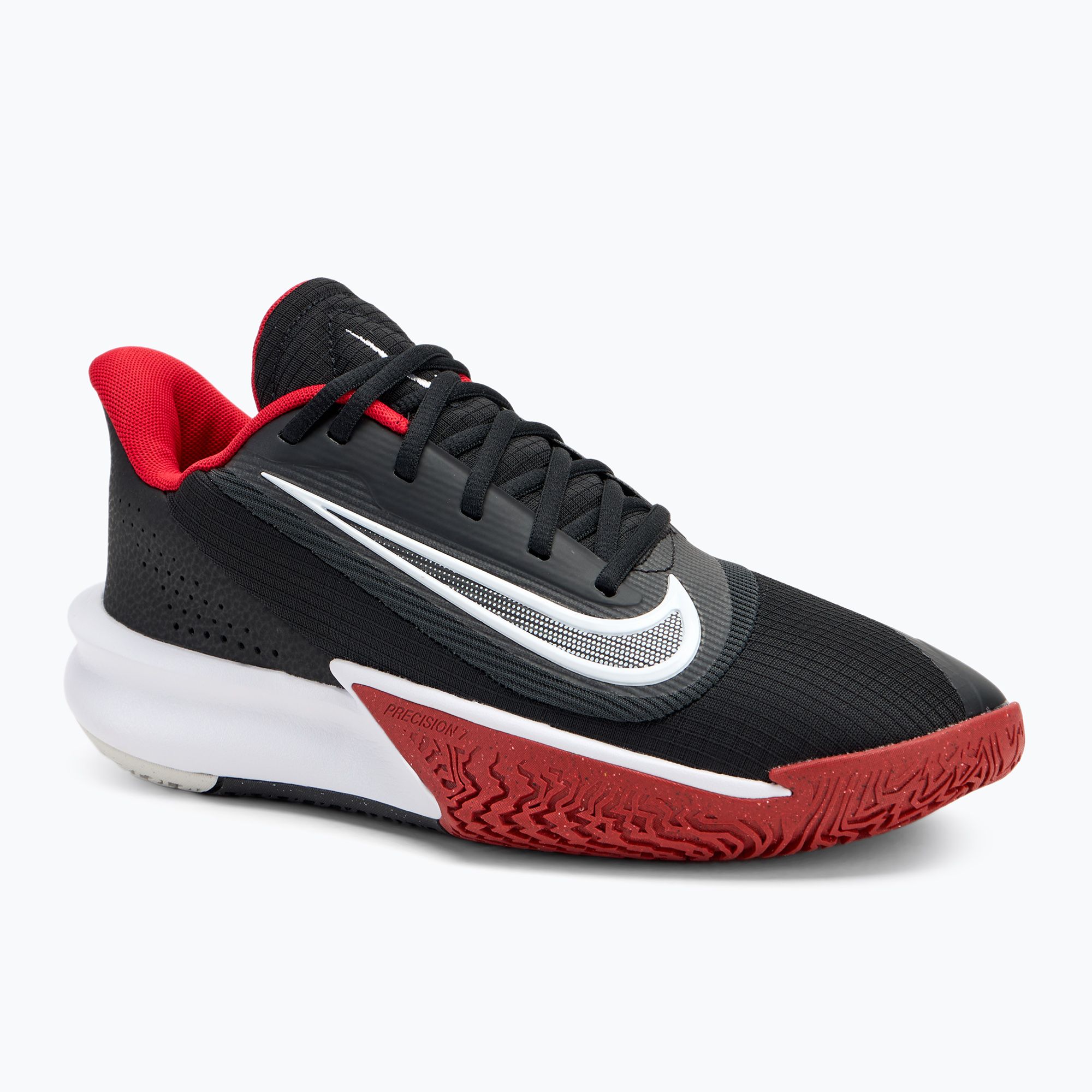Buty do koszykówki męskie Nike Precision 7 black/university red/white 