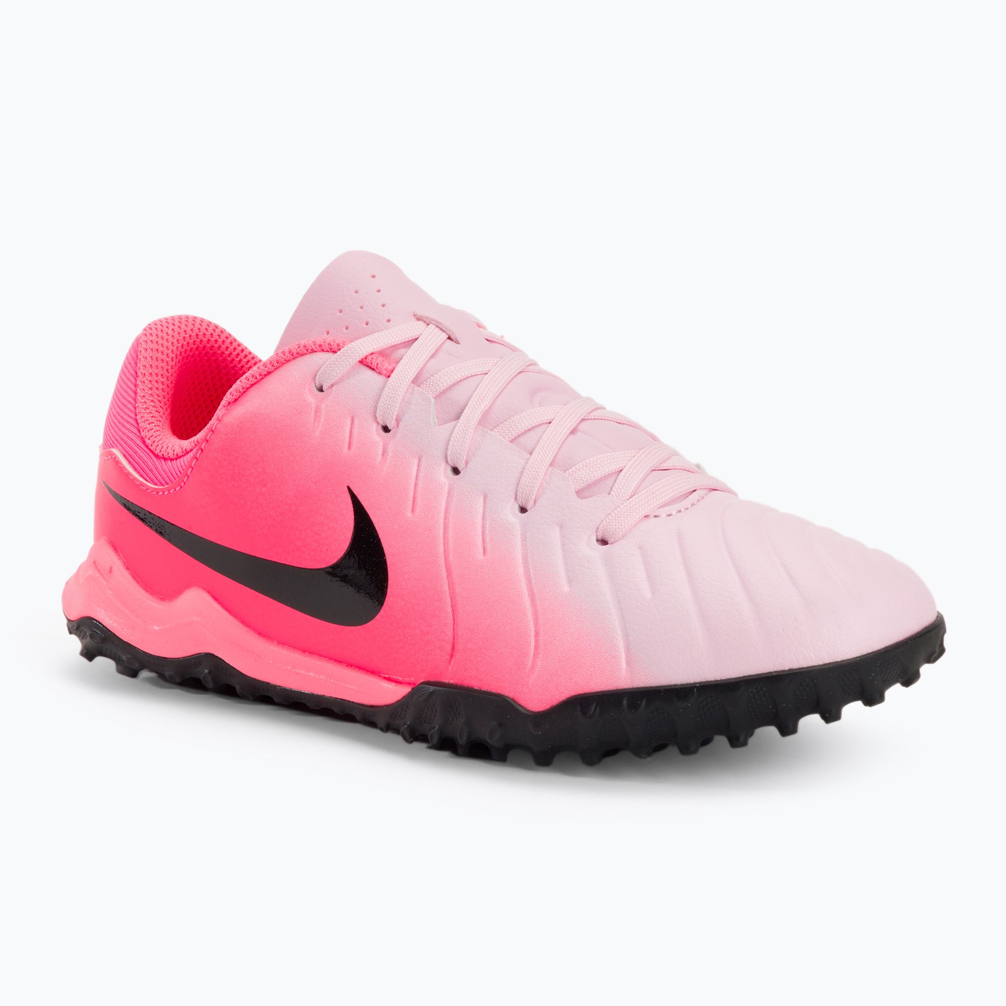 Buty piłkarskie dziecięce Nike Tiempo Legend 10 Academy TF pink foam/black 
