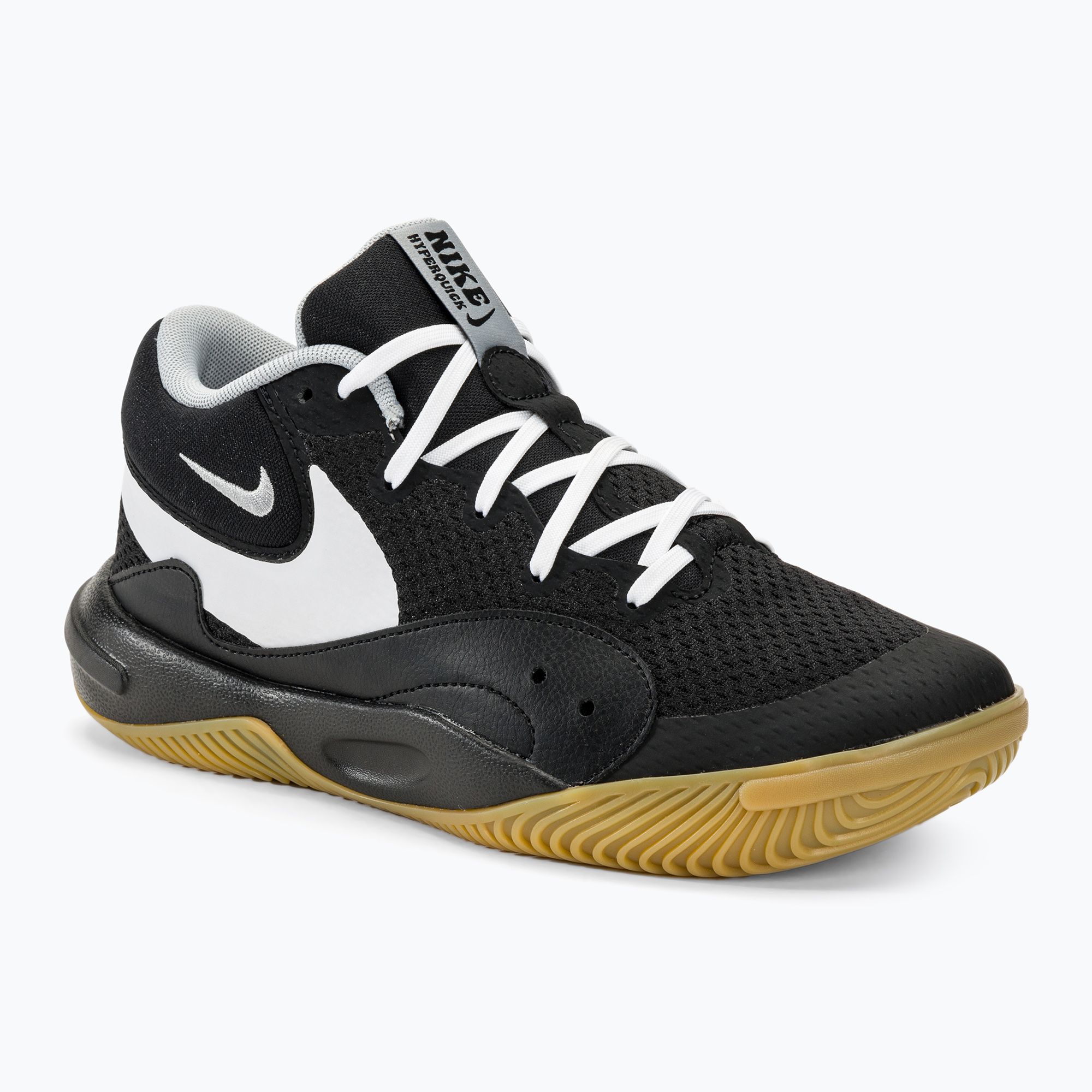 Buty do siatkówki Nike Hyperquick Court Flight black/white-flat silver 