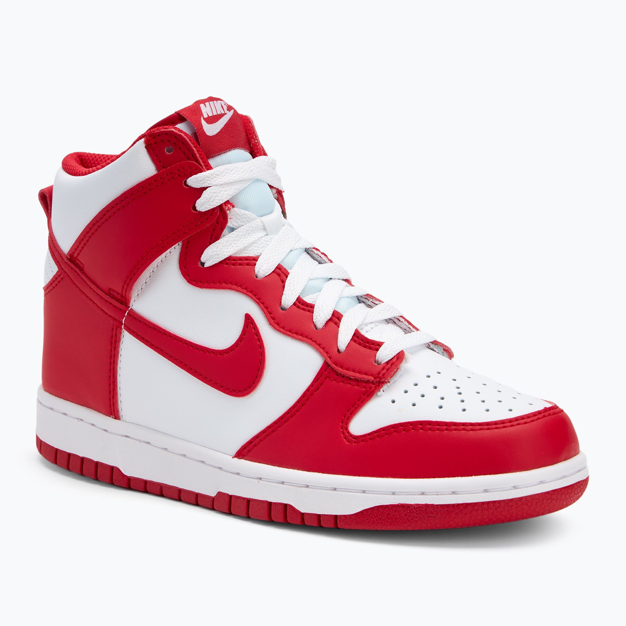 Buty Nike Dunk High white/university red 