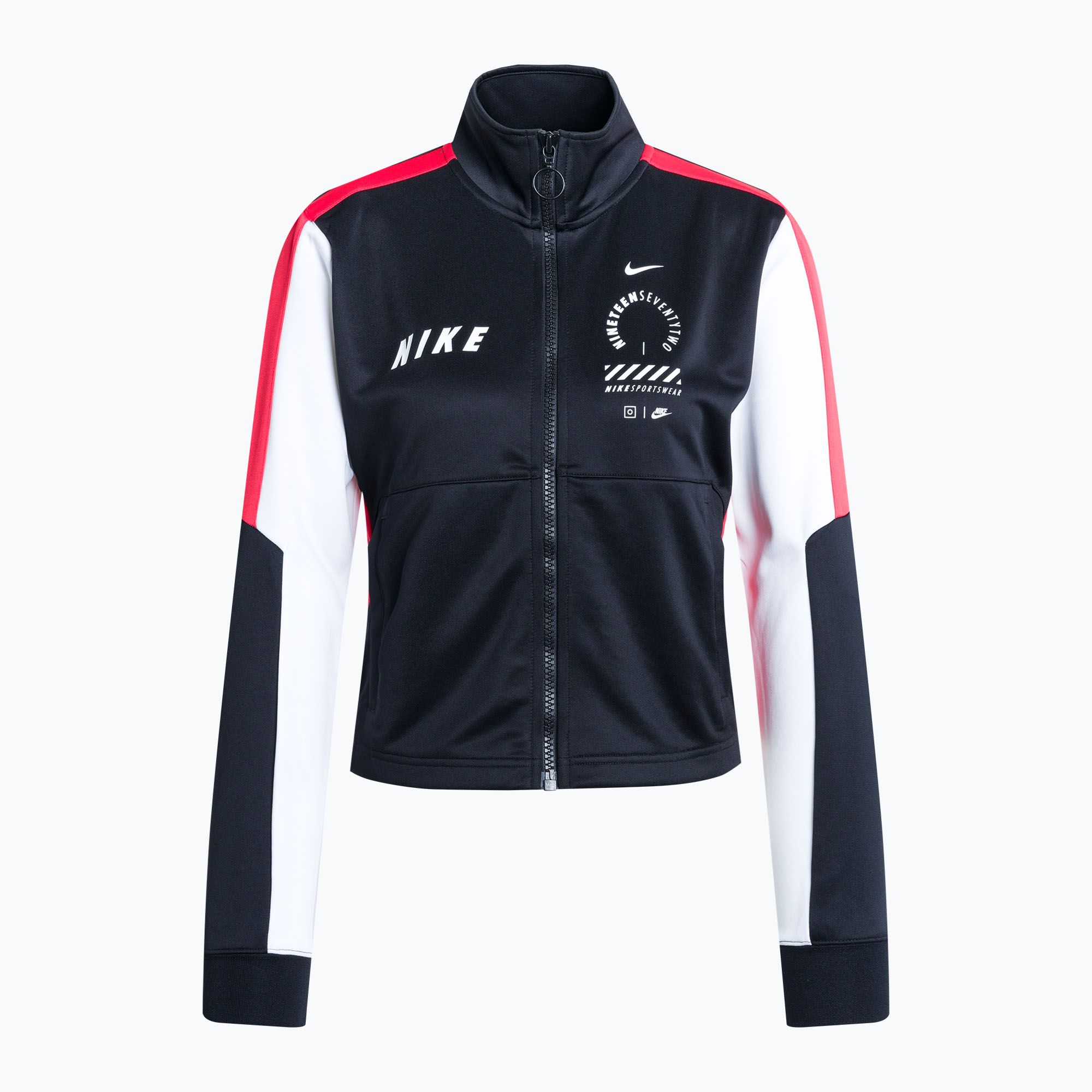 Bluza damska Nike Sportswear Tracksuit Top black/light crimson/white 