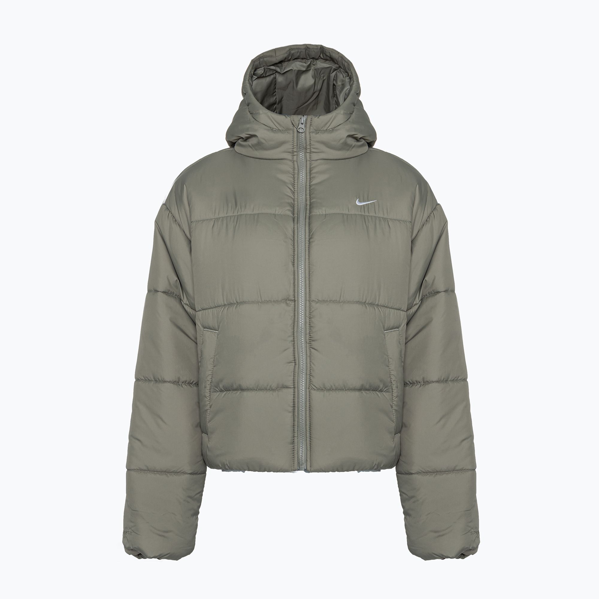 Kurtka damska Nike Sportswear Classic Puffer Therma-Fit light army/white 