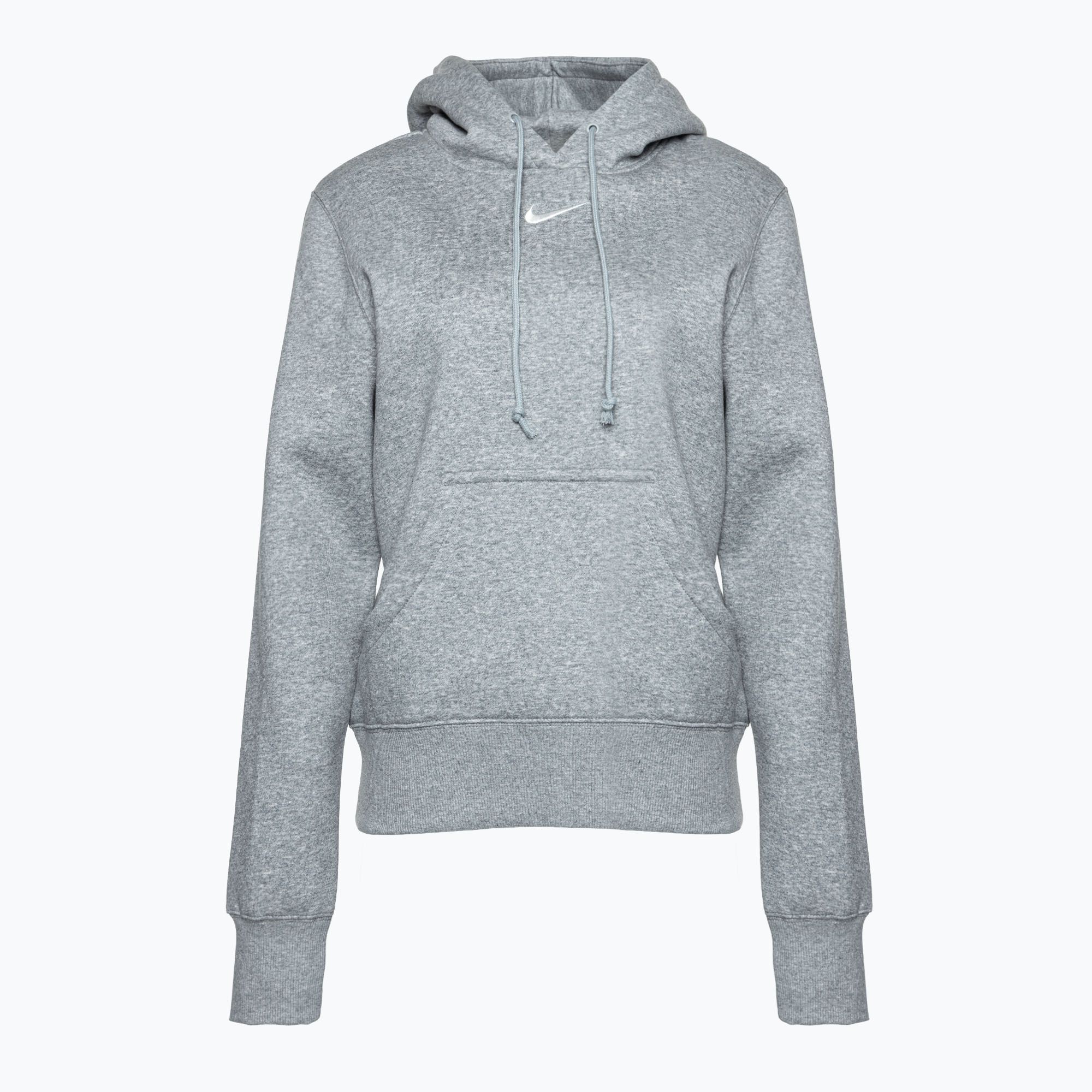 Bluza damska Nike Sportswear Phoenix Fleece dark grey heather/sail 