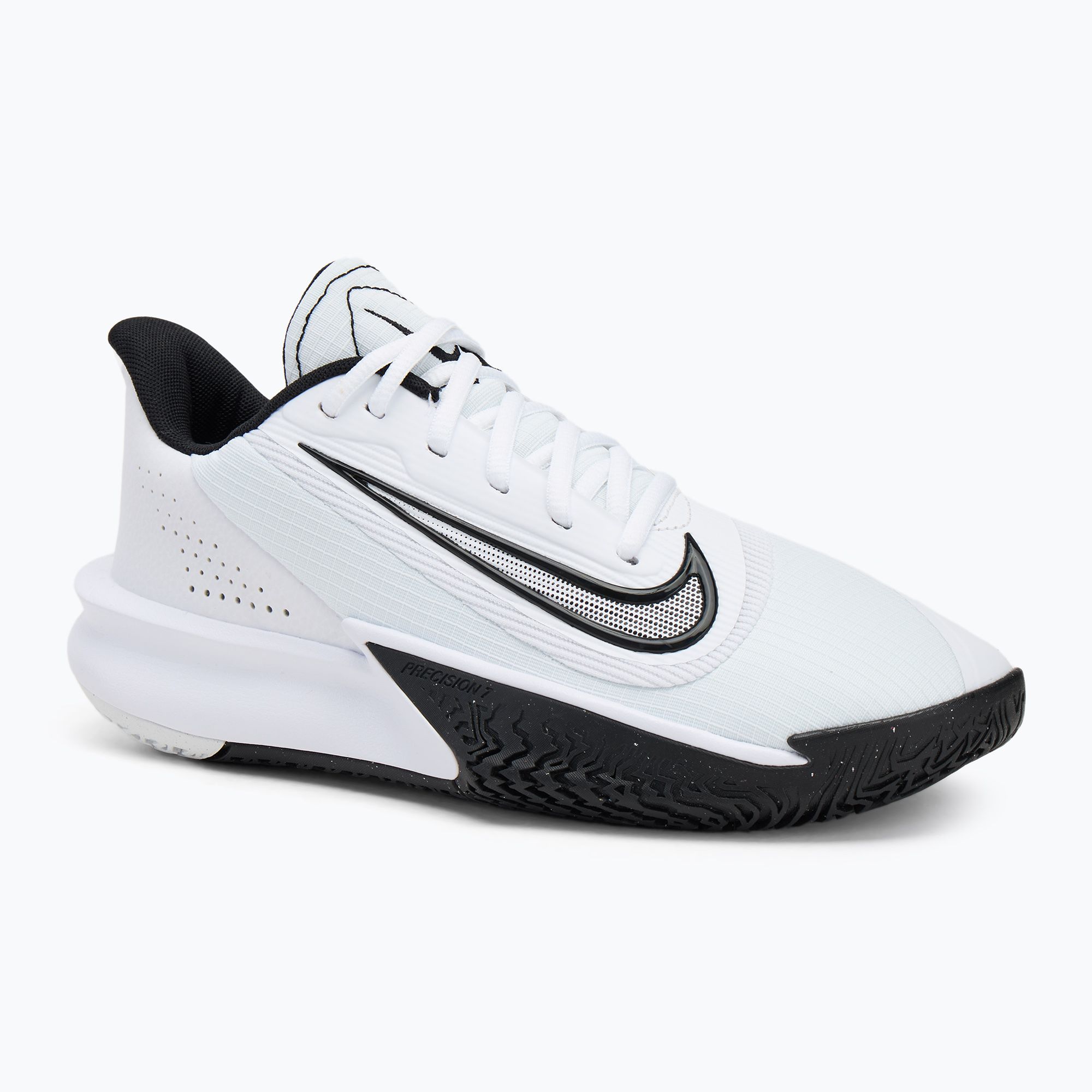 Buty do koszykówki męskie Nike Precision 7 white/black 