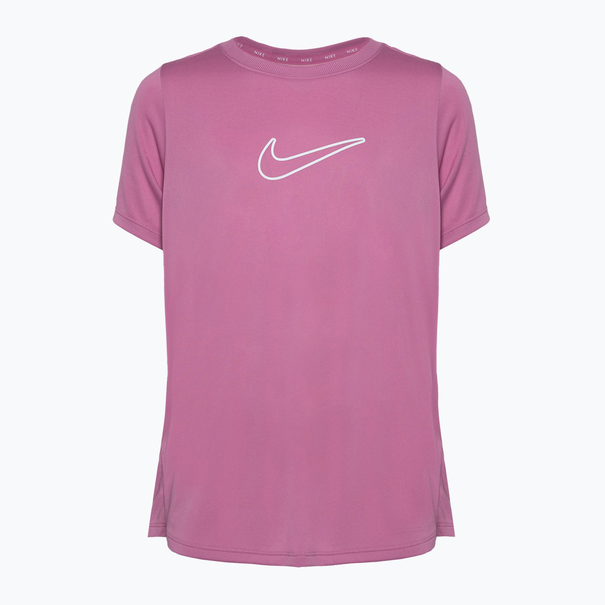 Koszulka dziecięca Nike One Dri-Fit magic flamingo/white 