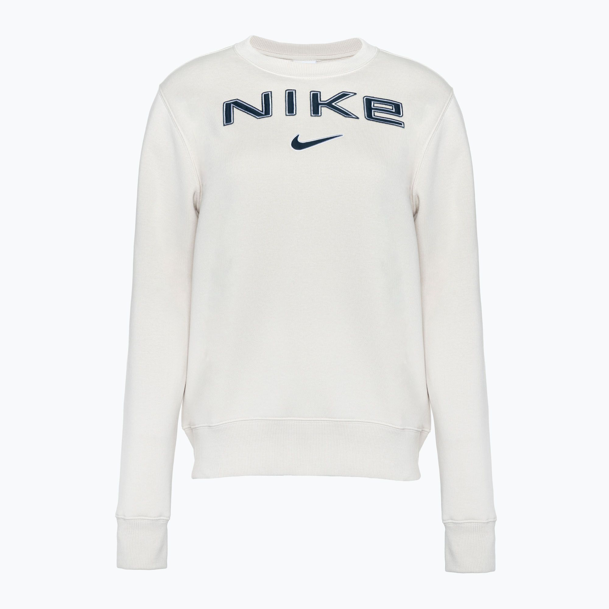 Bluza damska Nike Sportswear Phoenix Fleece light orewood brn/white/armory navy 