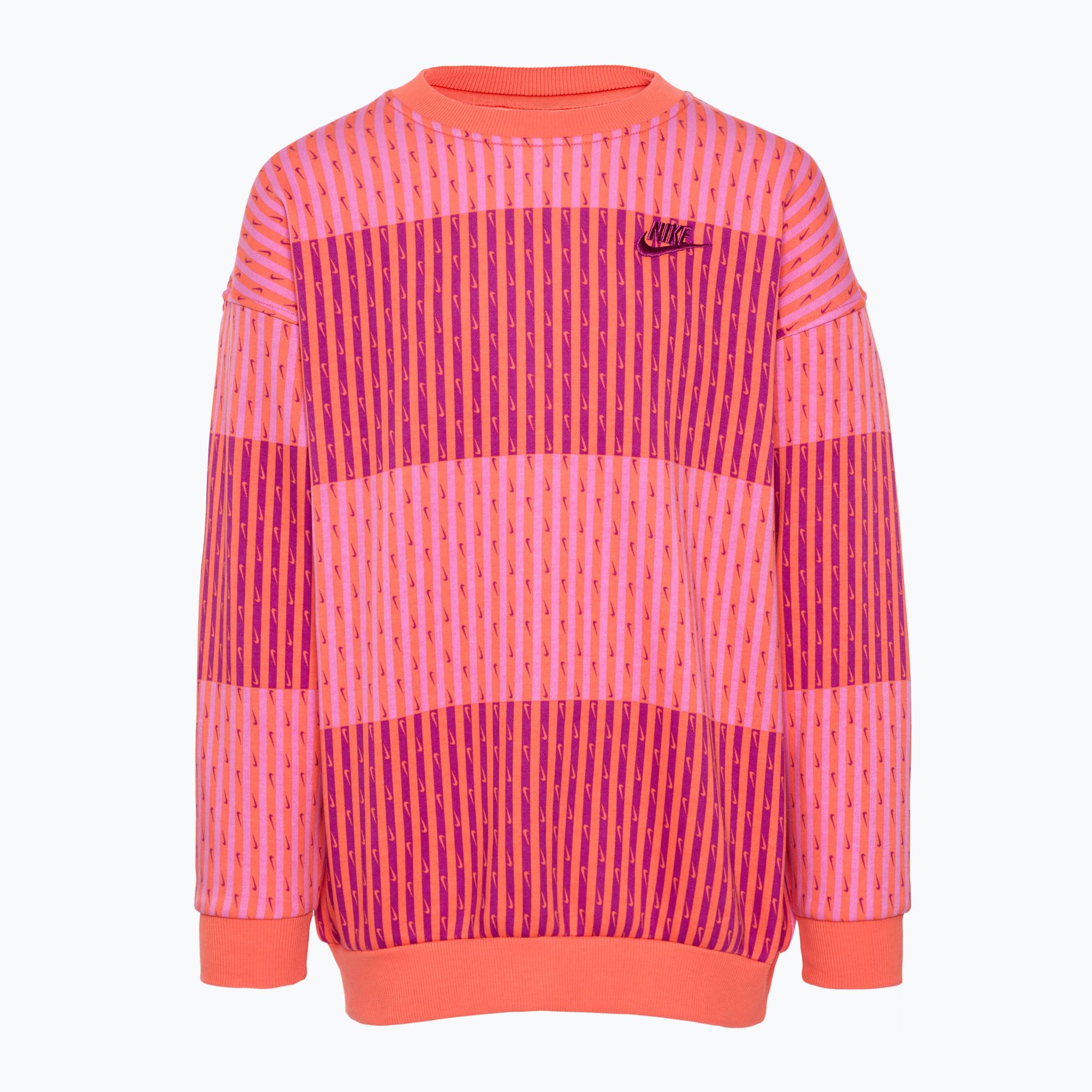 Bluza dziecięca Nike Sportswear Club Fleece light wild mango/light wild mango/hot fuchsia 