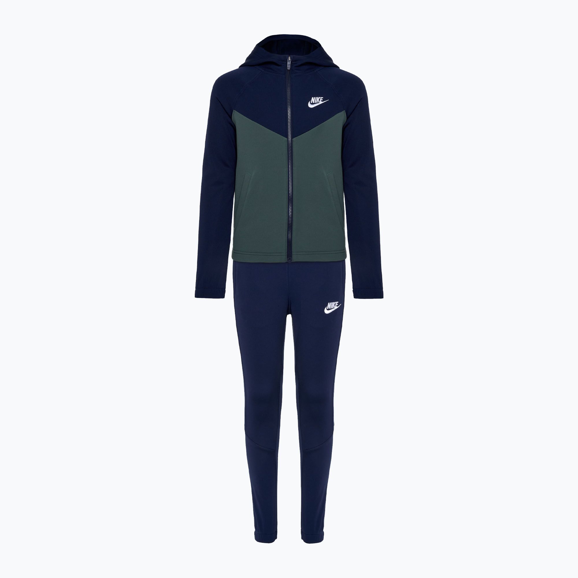 Dres dziecięcy Nike Sportswear obsidian/ vintage green/ obsidian/ white 