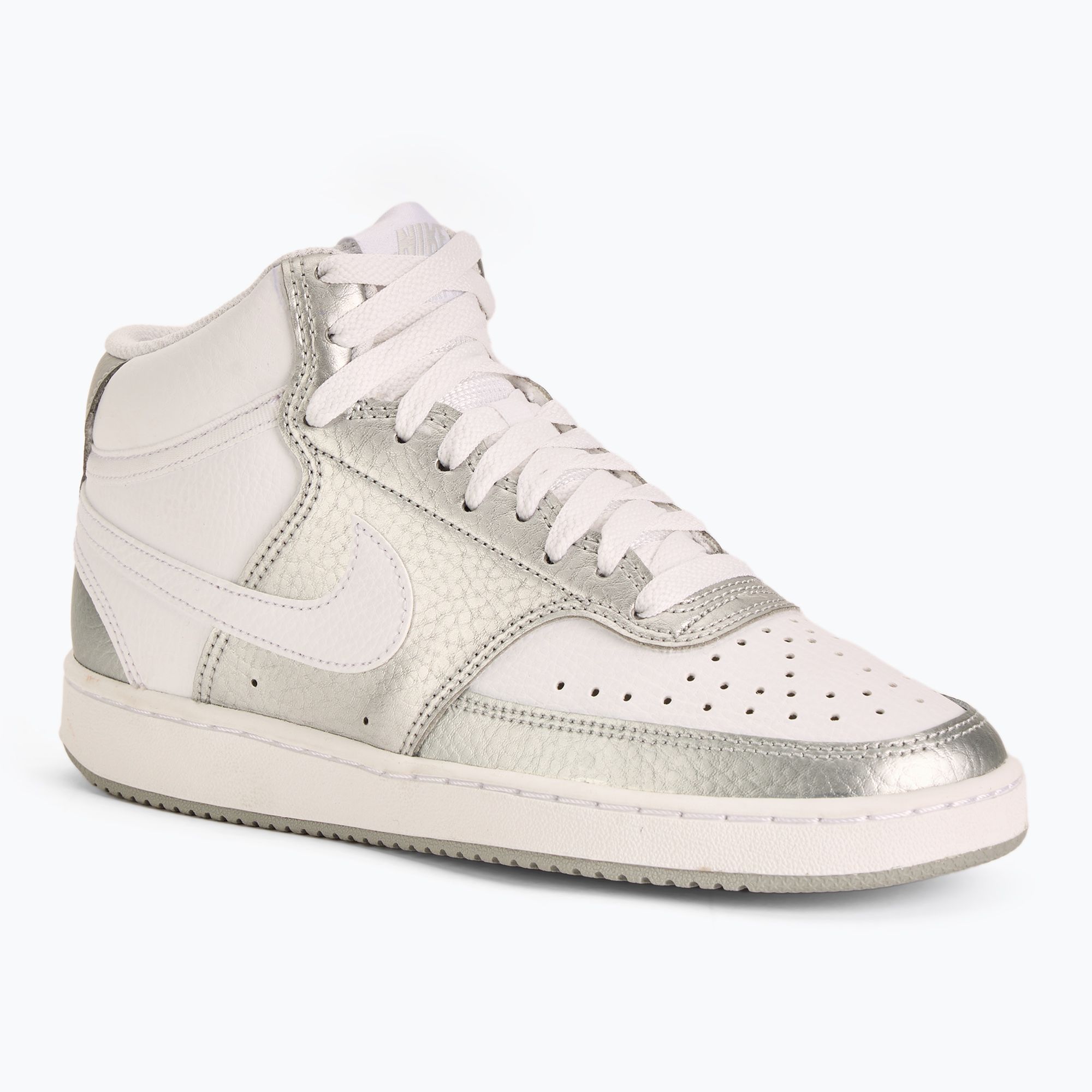 Buty damskie Nike Court Vision Mid grey/silver/white 