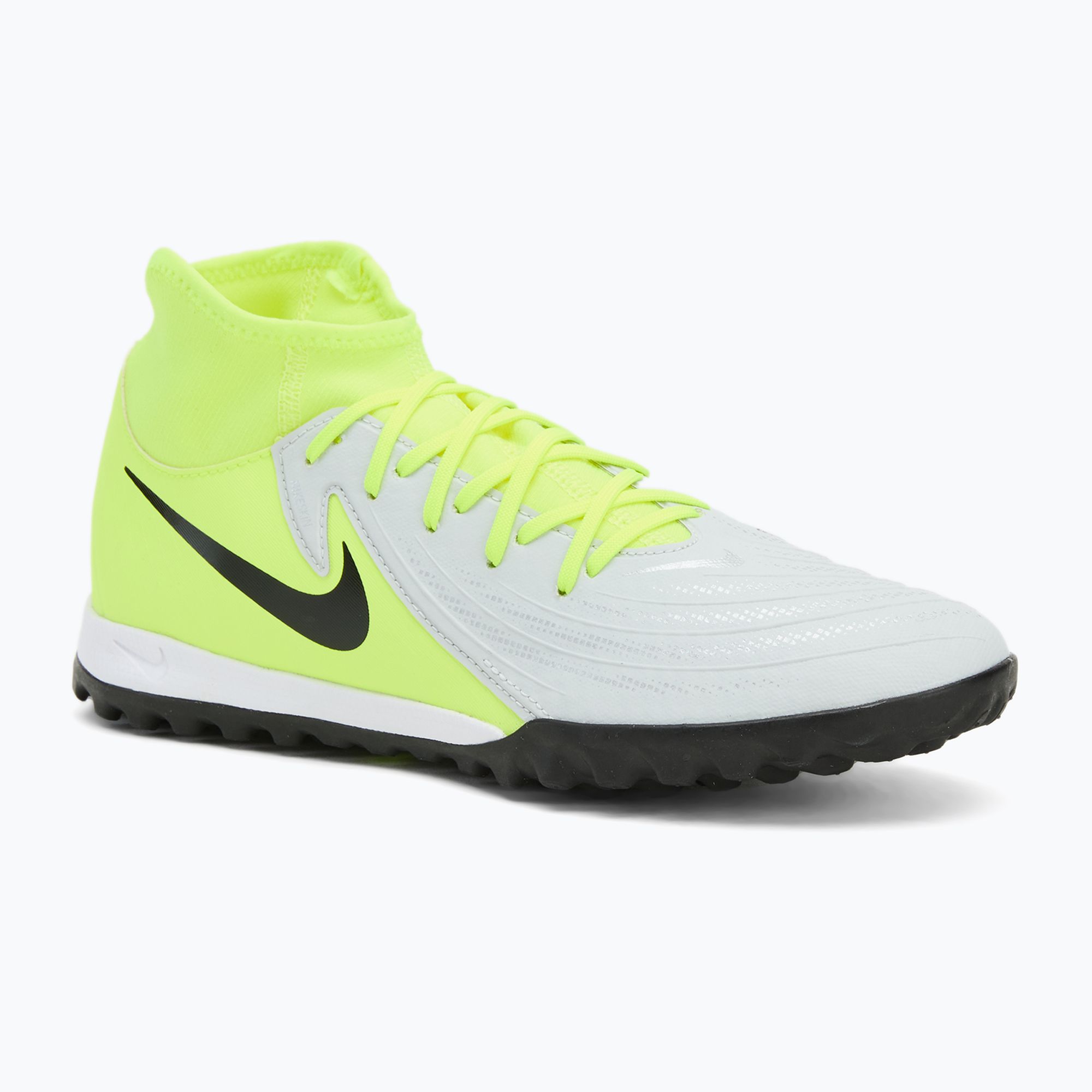 Buty piłkarskie męskie Nike Phantom Luna II Academy TF metallic silver/volt/black 