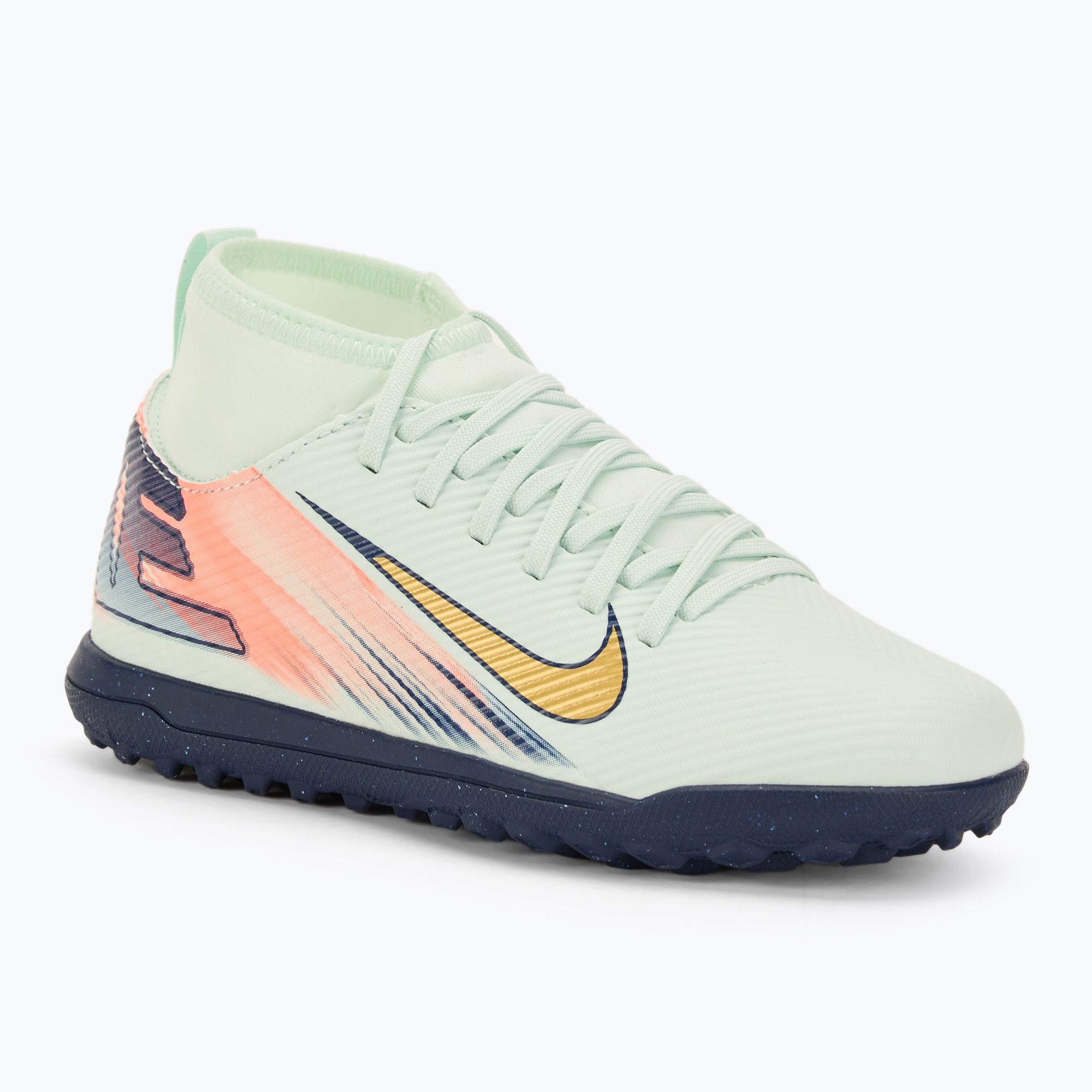 Buty piłkarskie dziecięce Nike Superfly 10 Club Mercurial Dream Speed TF Jr barely green/crimson pulse/metallic gold coin 