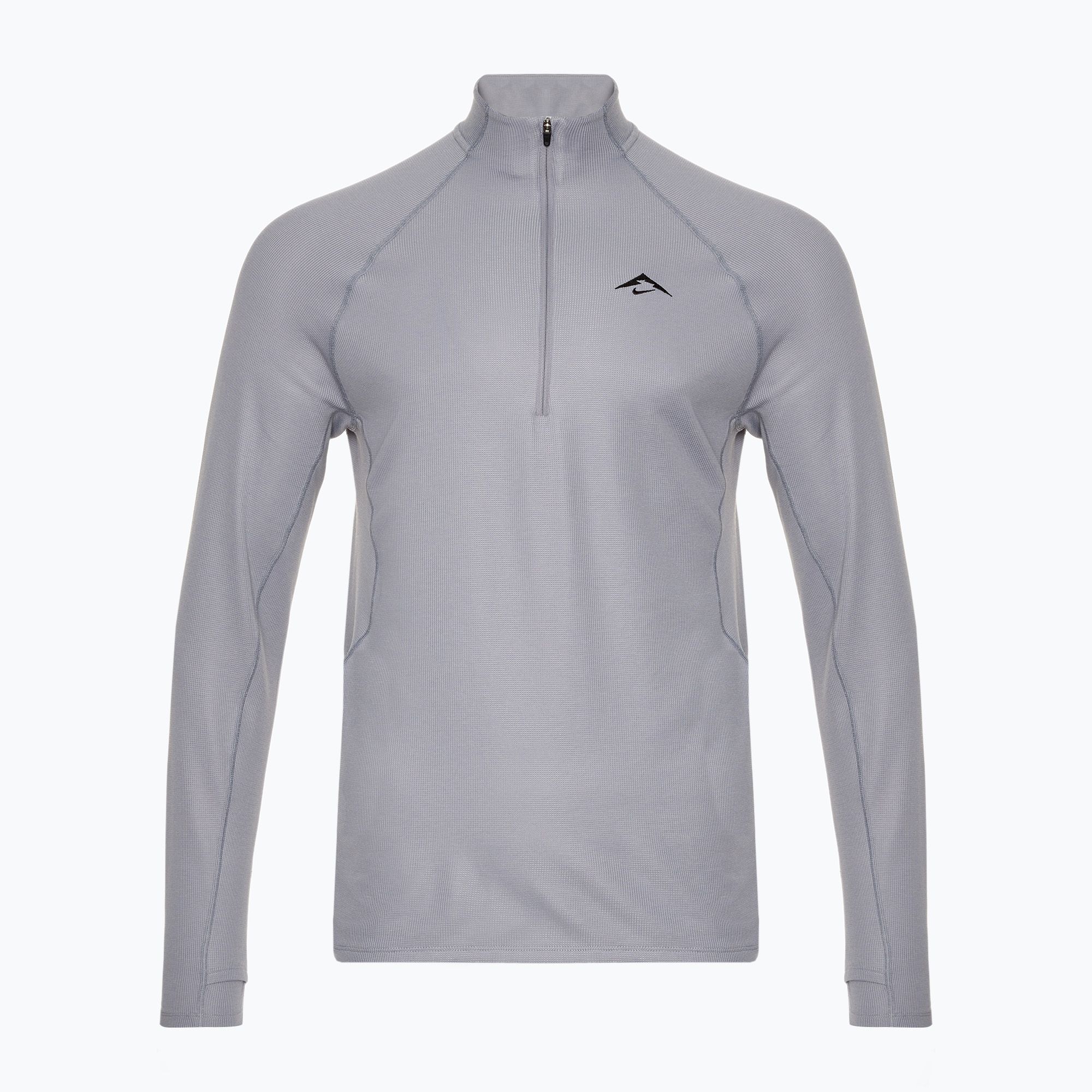 Bluza do biegania męska Nike Trail Dri-Fit 1/2 Zip cement grey/black 