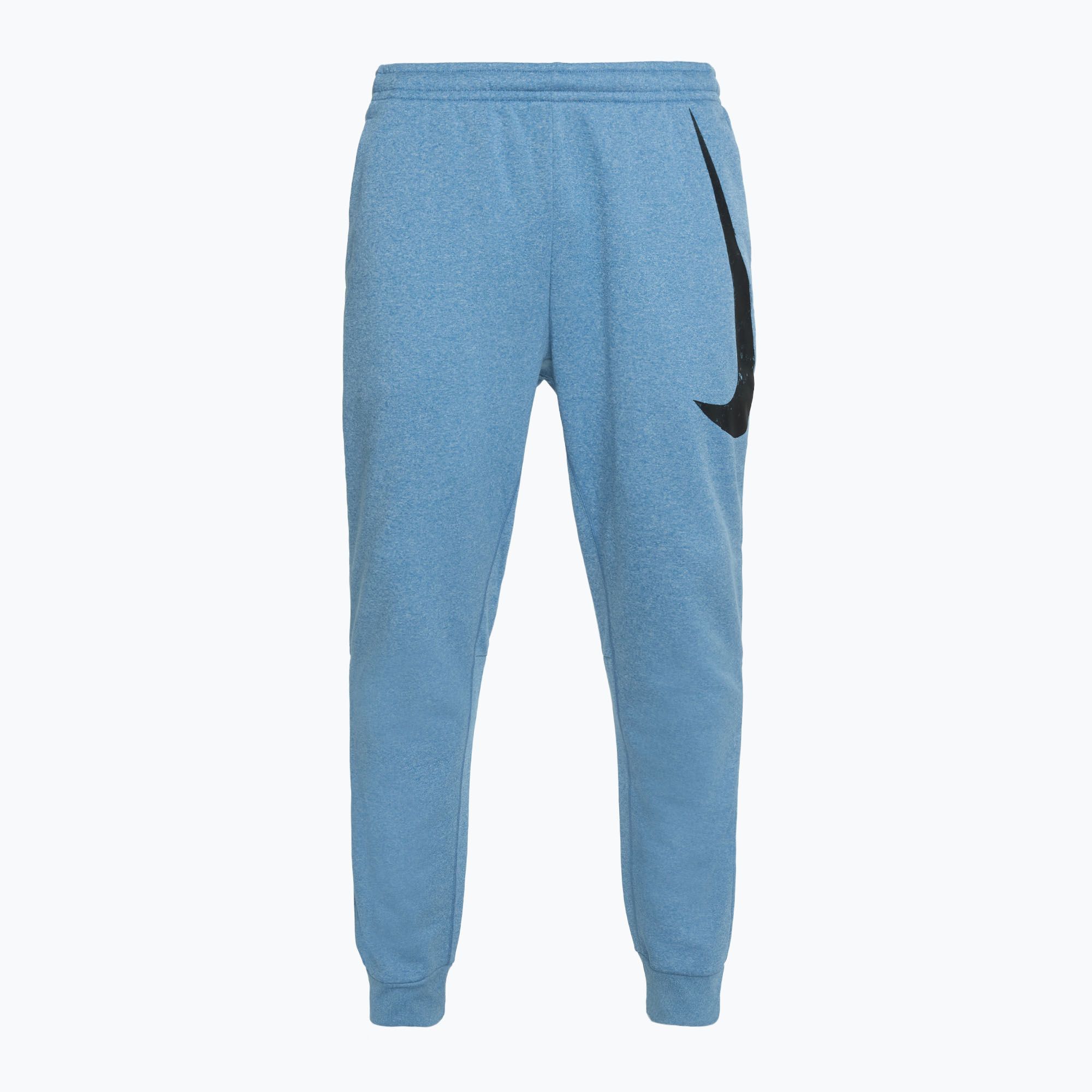 Spodnie męskie Nike Therma-FIT Fitness aegean storm/heather aegean storm/black 