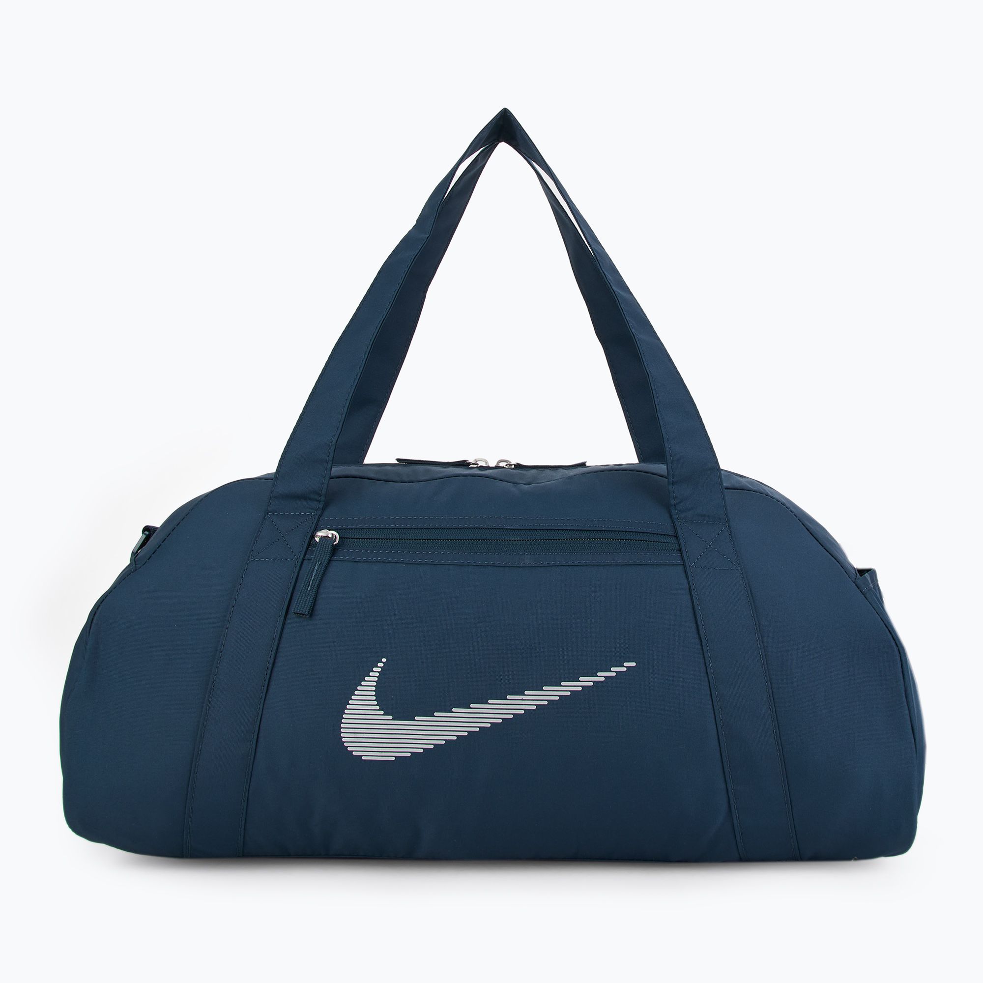 Torba treningowa damska Nike Gym Club 24 l armory navy/ armory navy/ metallic silver 