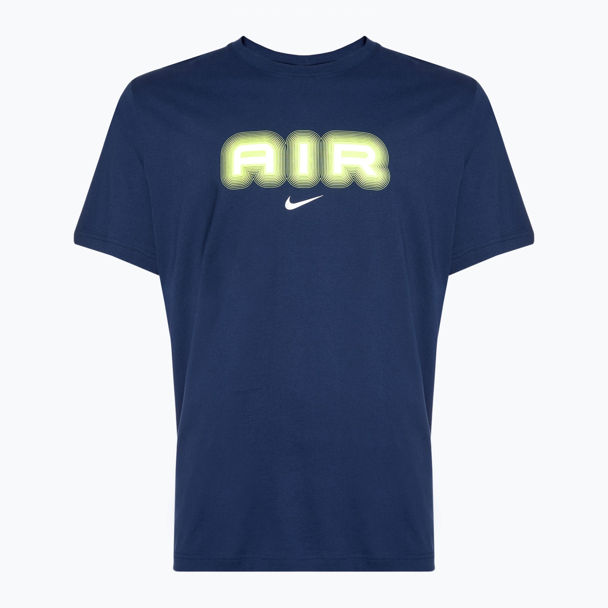 Koszulka męska Nike Air Graphic midnight navy/volt 