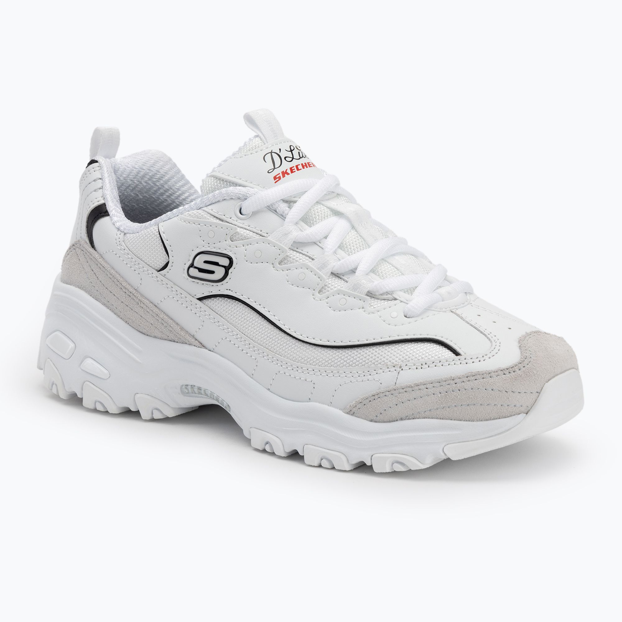 Buty damskie SKECHERS D'Lites New Heat white 