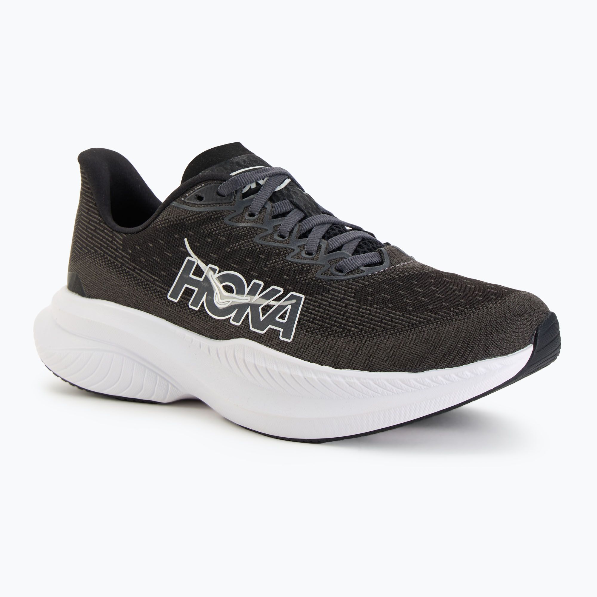 Buty do biegania męskie HOKA Mach 6 black/white 