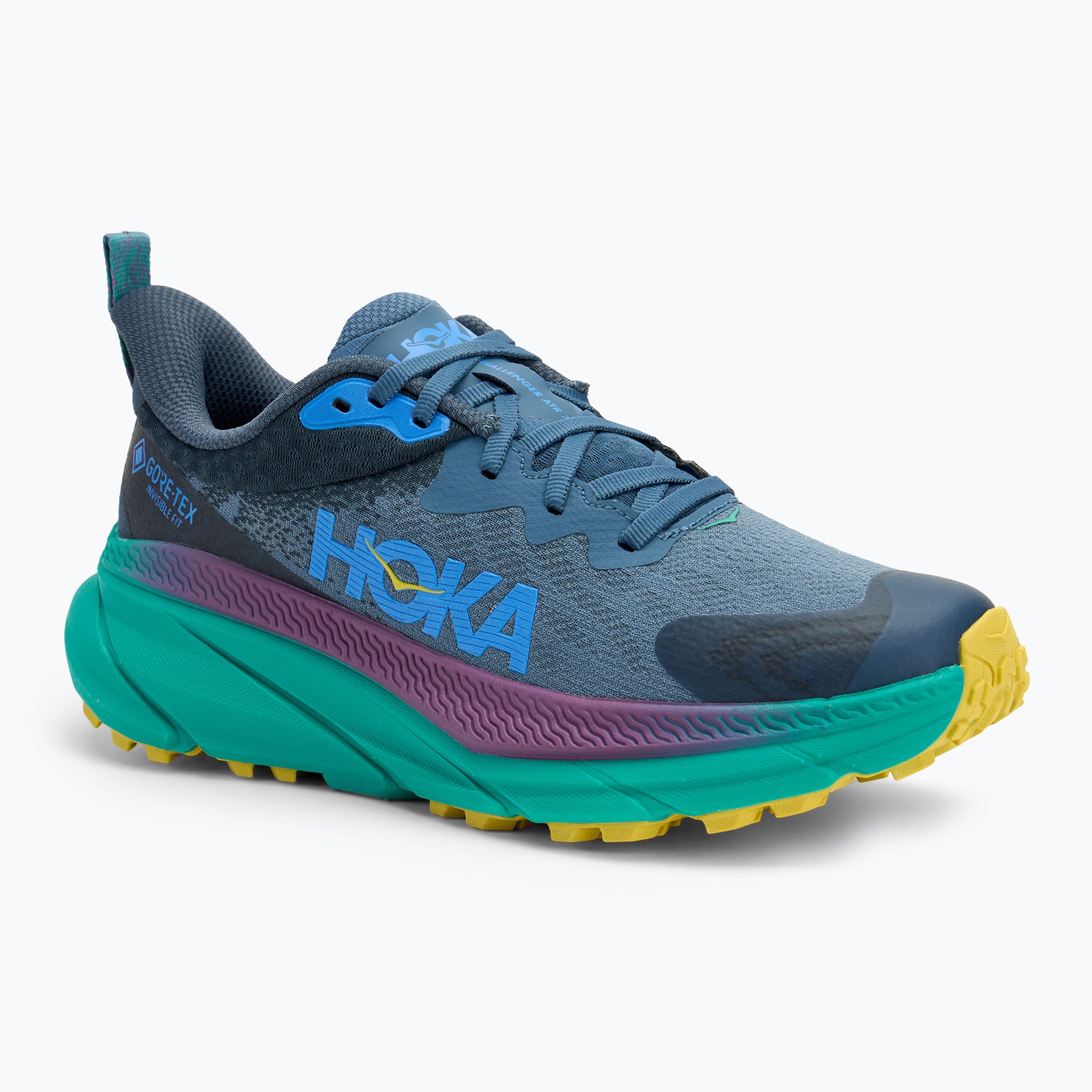 Buty do biegania męskie HOKA Challenger 7 GTX real teal/tech green 