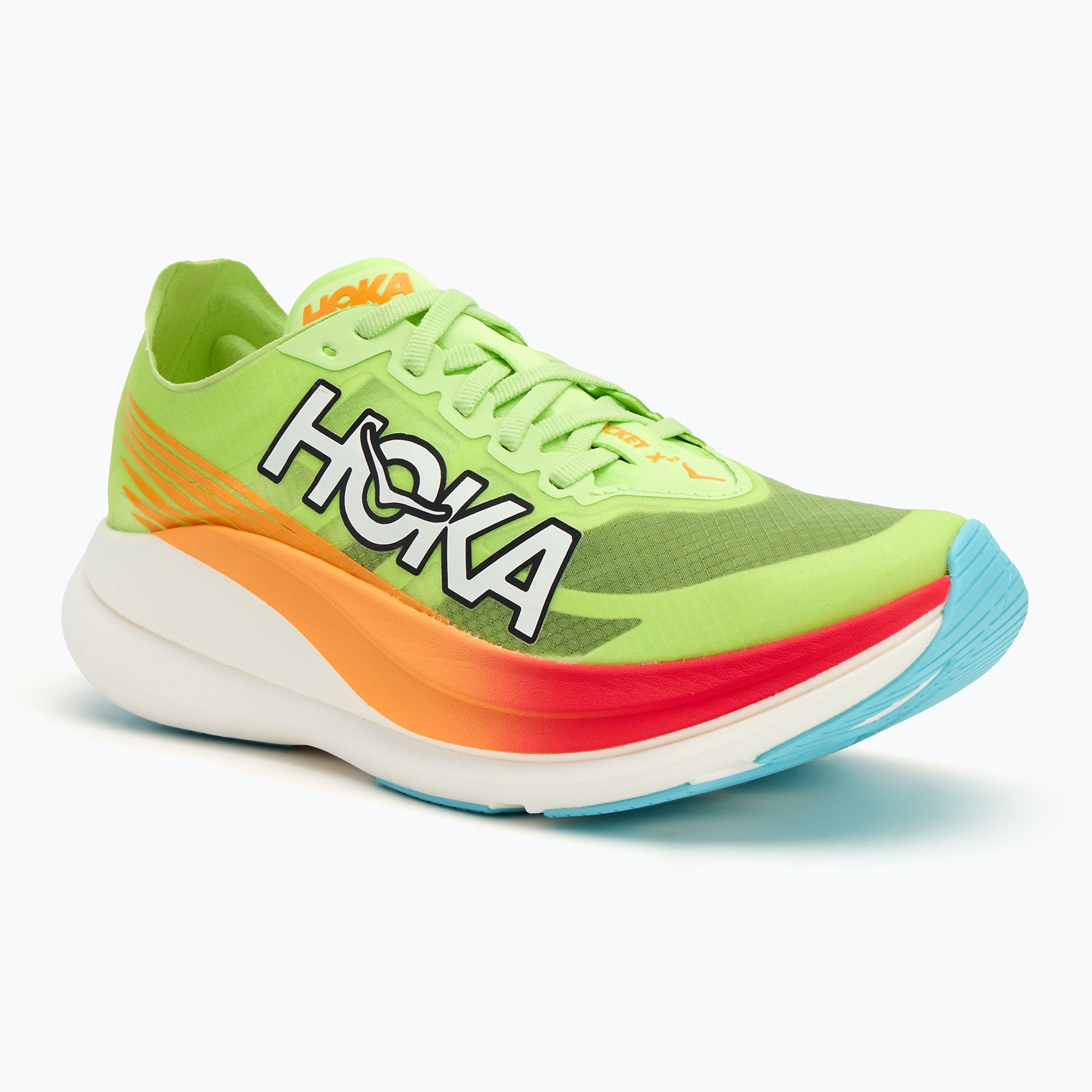 Buty do biegania HOKA Rocket X 2 lettuce/solar flare 