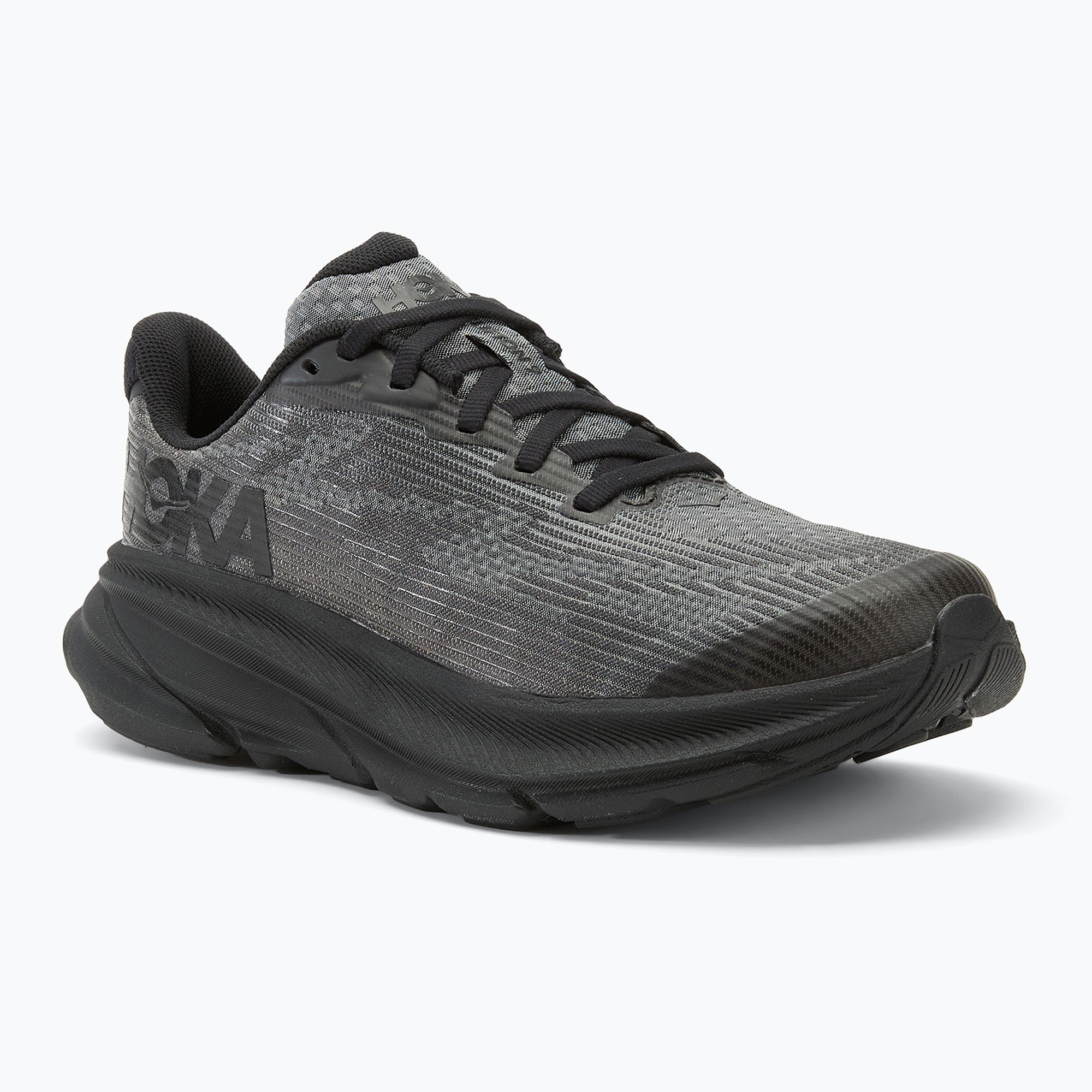 Buty do biegania dziecięce HOKA Clifton 9 black/carbon black 