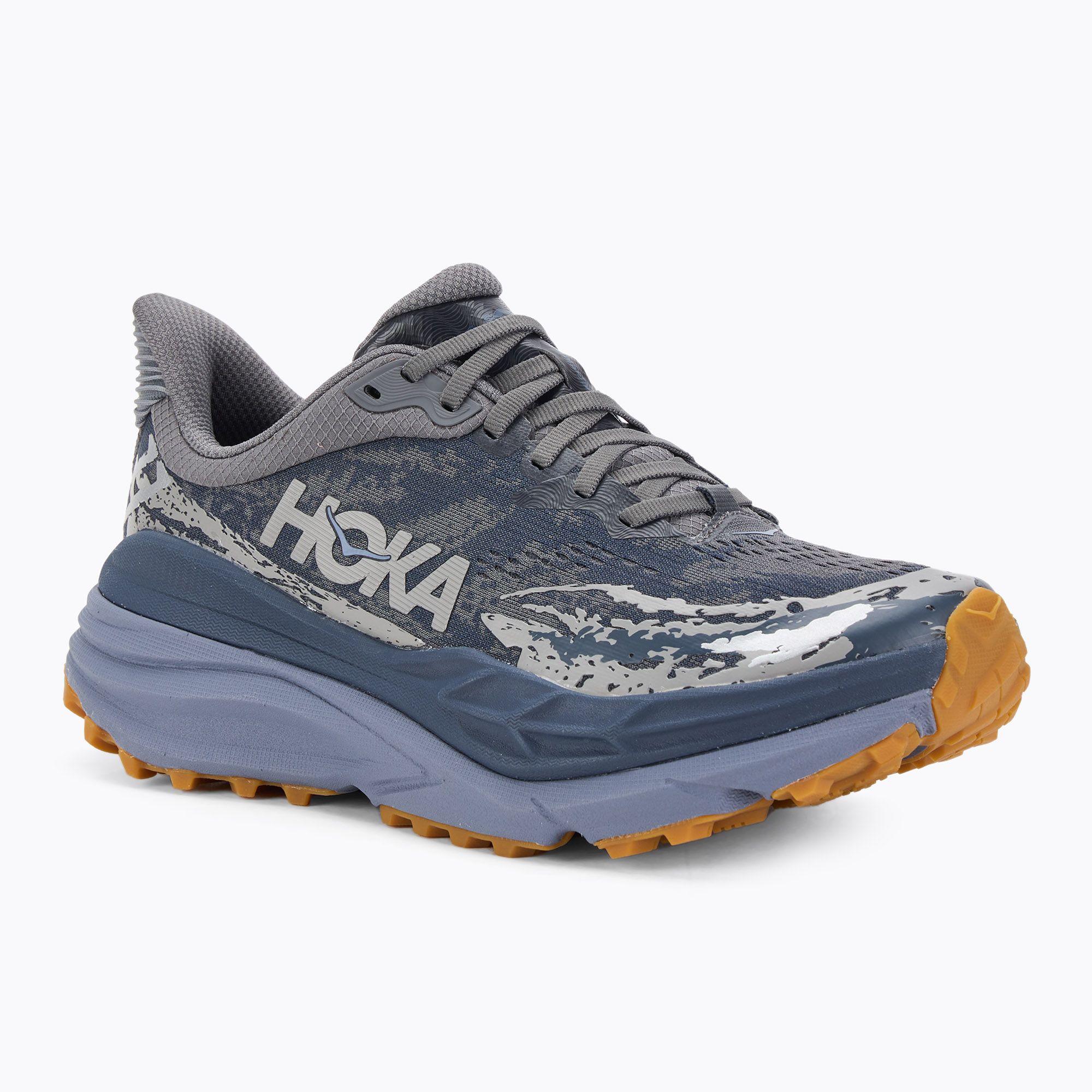 Buty do biegania męskie HOKA Stinson 7 satellite grey/varsity navy 