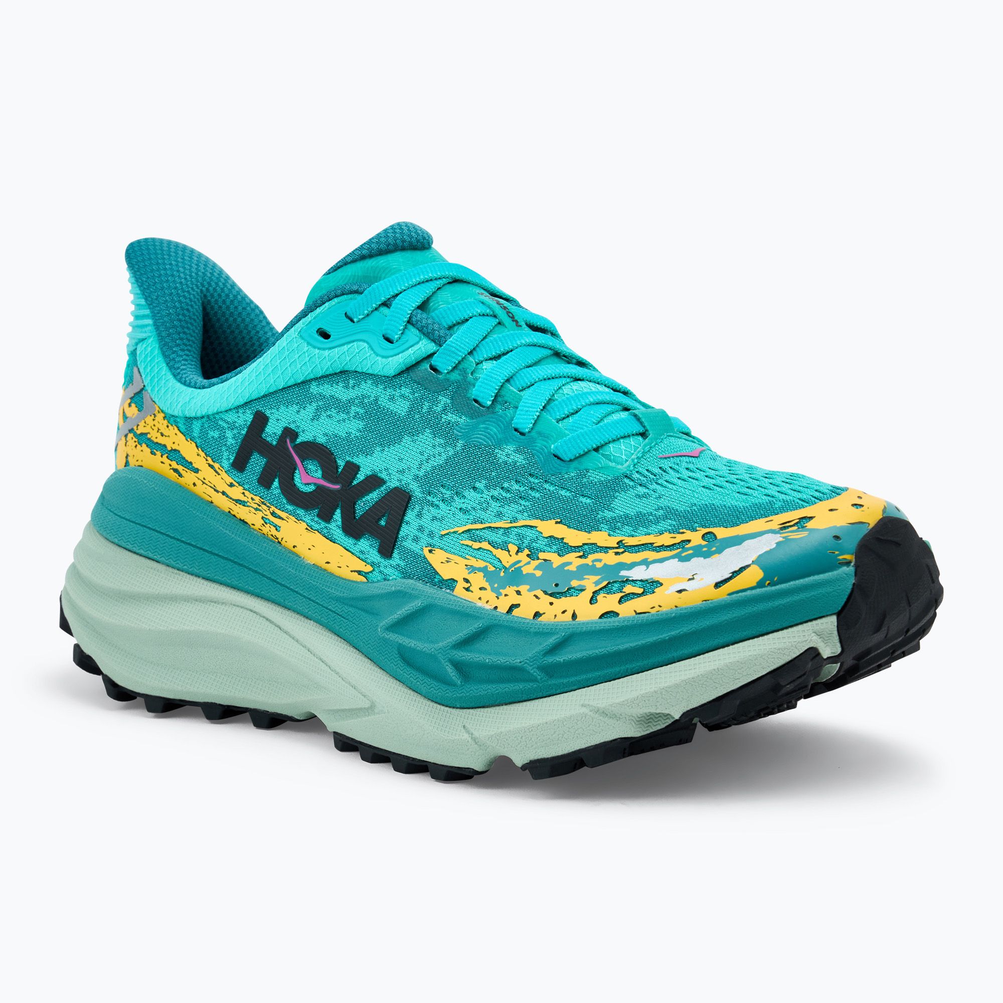 Buty do biegania damskie HOKA Stinson 7 electirc aqua/oceanic 
