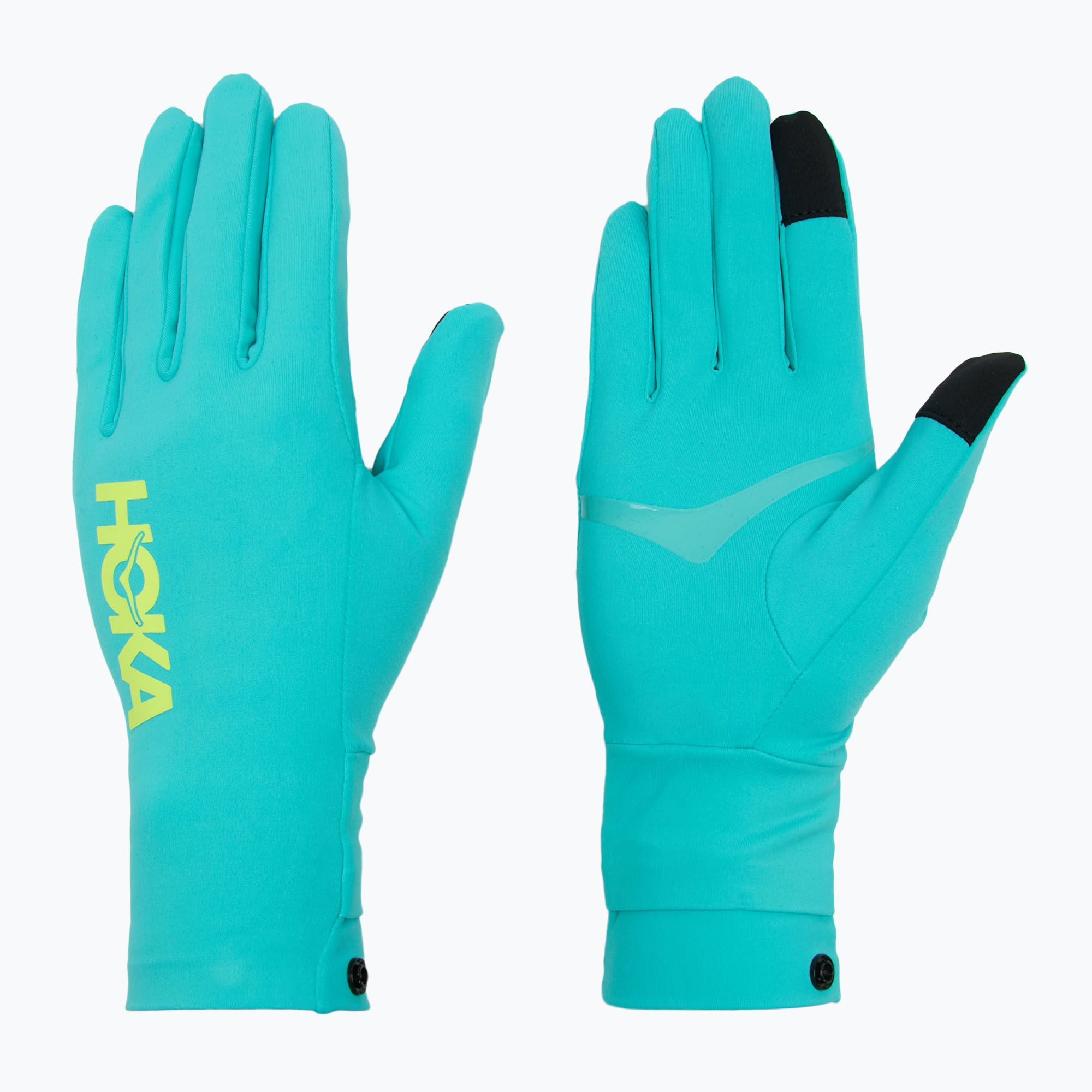 Rękawiczki do biegania HOKA Airolite Run electric aqua 