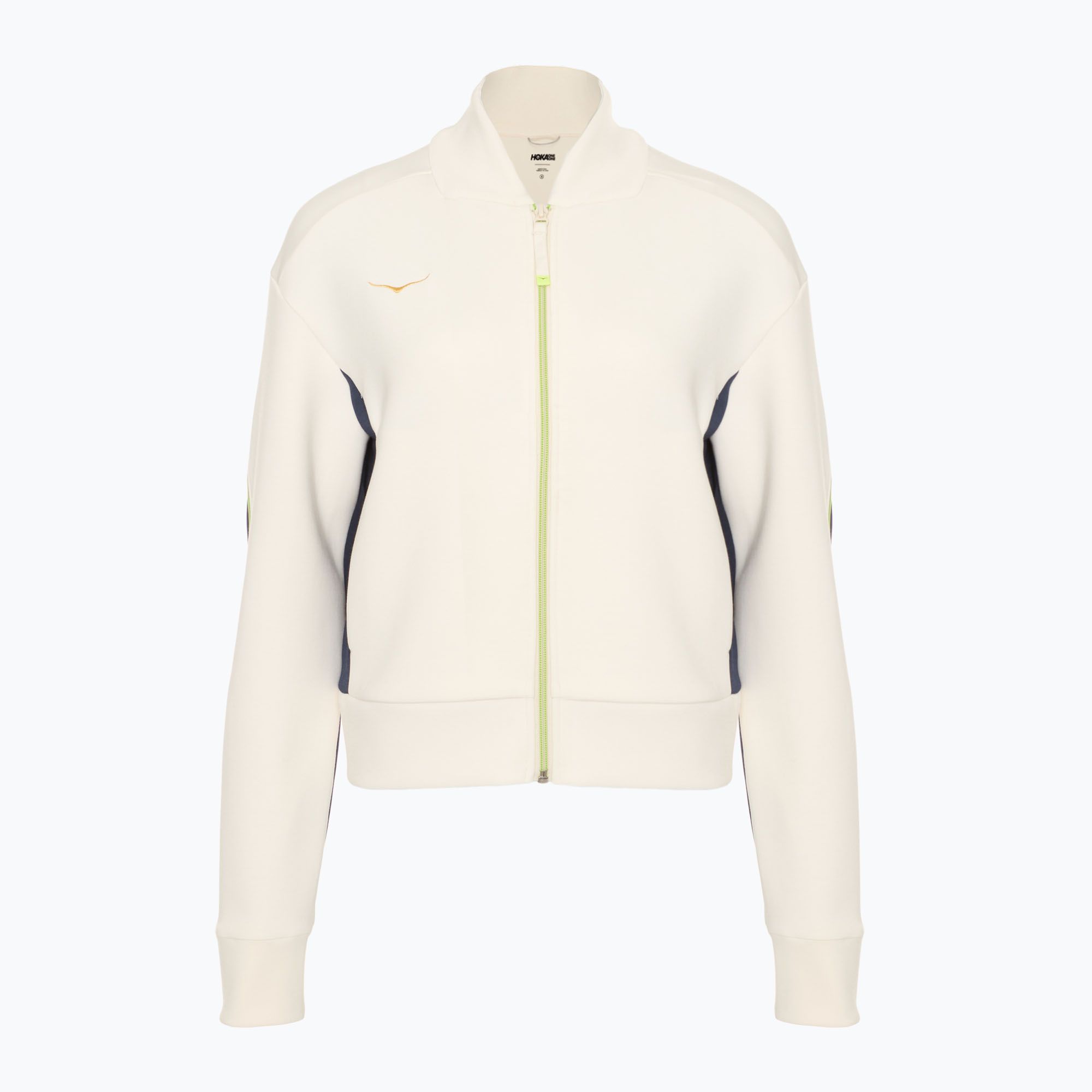 Kurtka do biegania damska HOKA Kaitoro Knit alabaster/varsity navy 