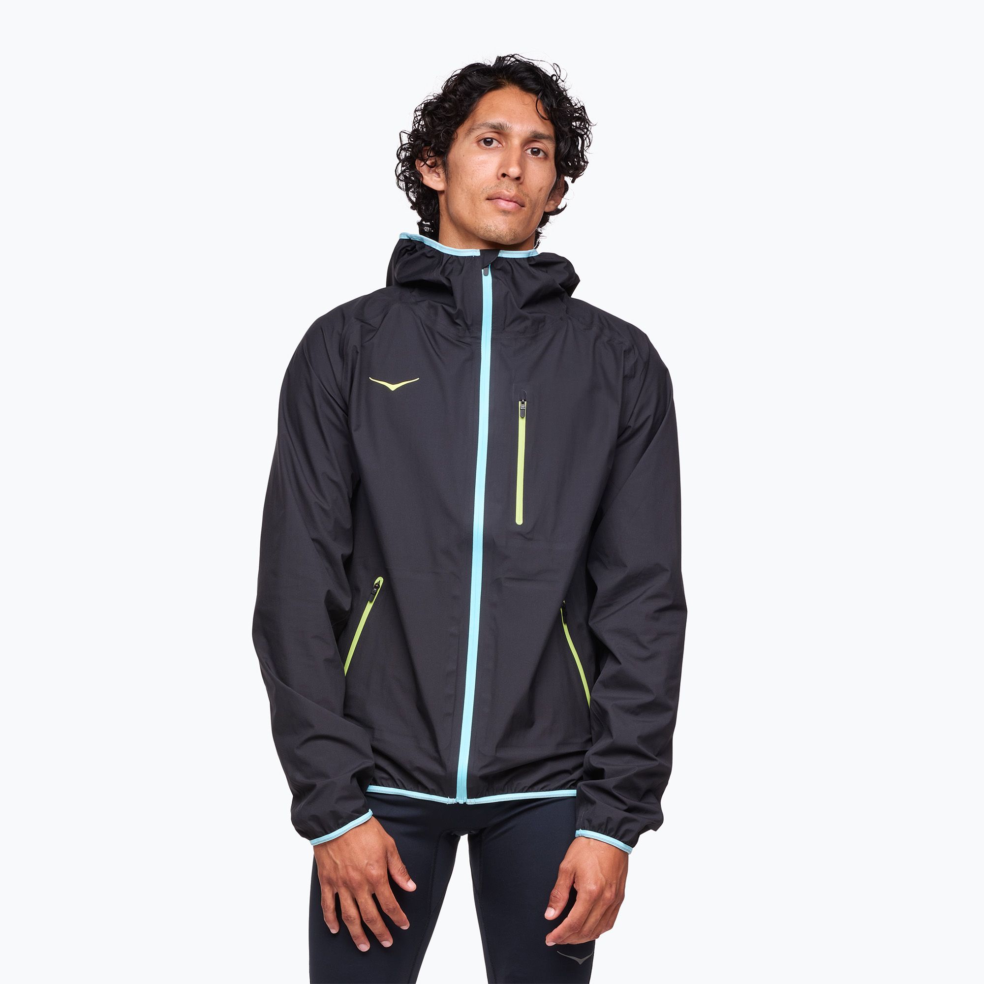 Kurtka do biegania męska HOKA Tecsky Waterproof black 