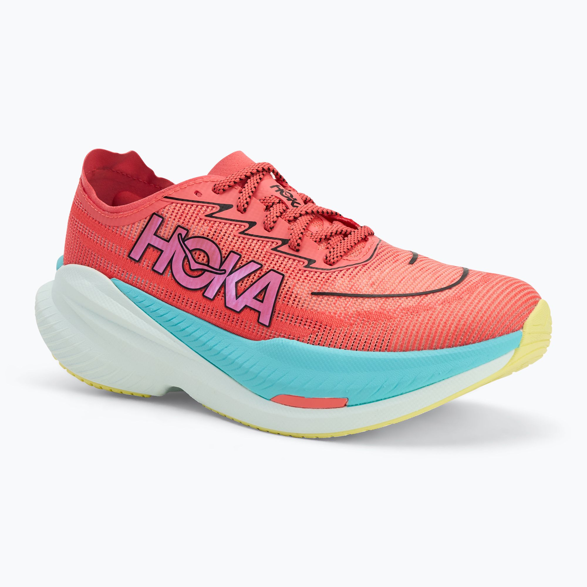 Buty do biegania męskie HOKA Mach X 2 grapefuit/electric coral 