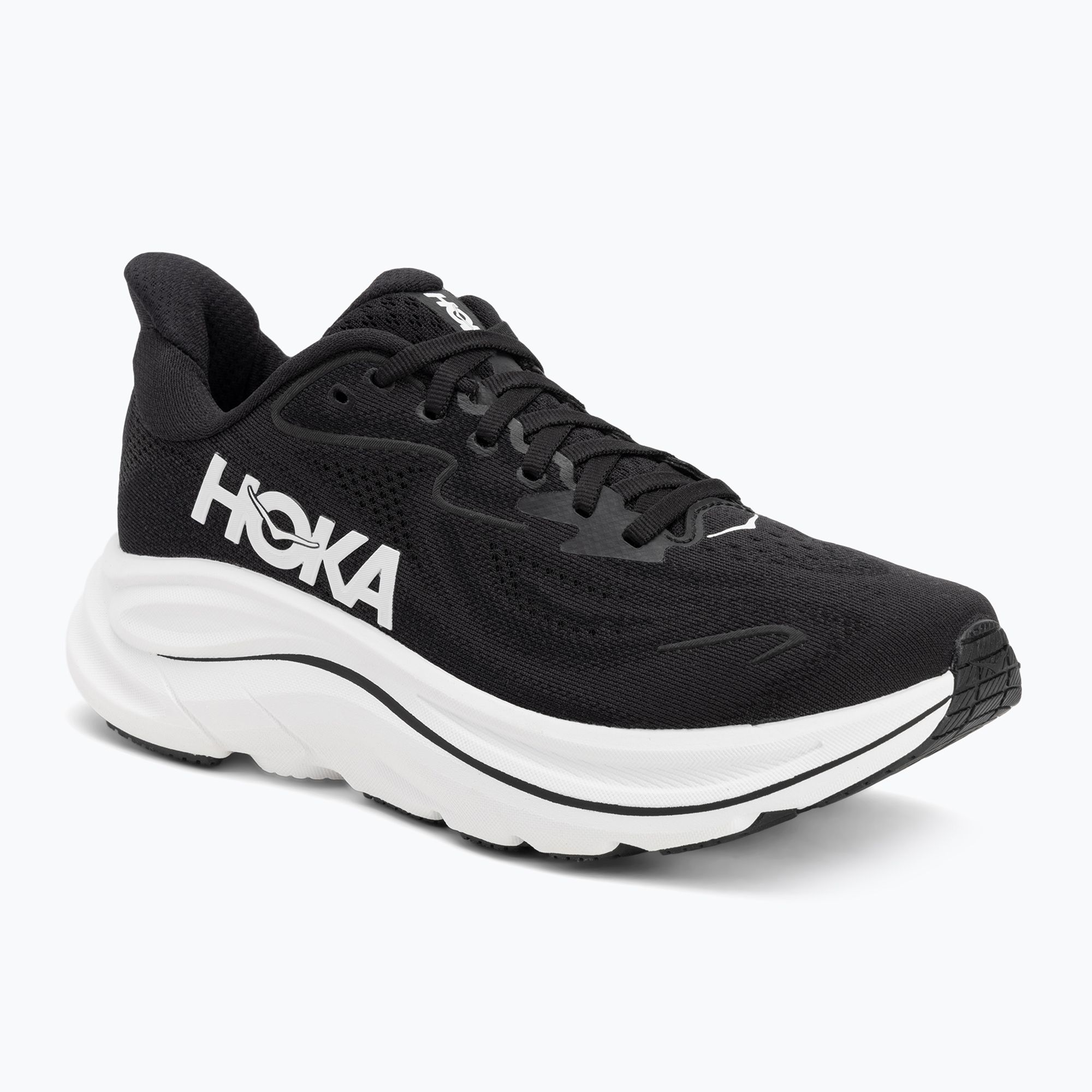 Buty do biegania damskie HOKA Clifton 10 black/white 
