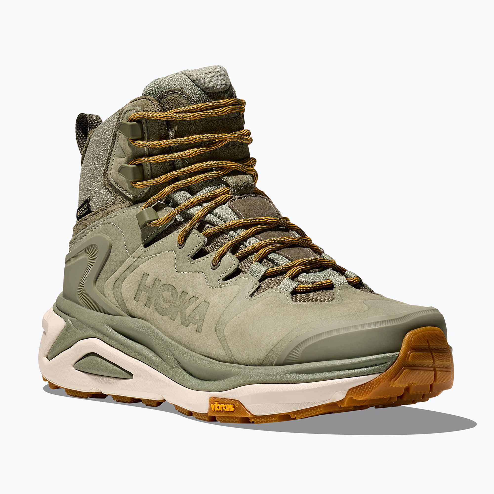 Hoka Men's Kaha 3 GTX Boots - Sea Moss / Oat Milk