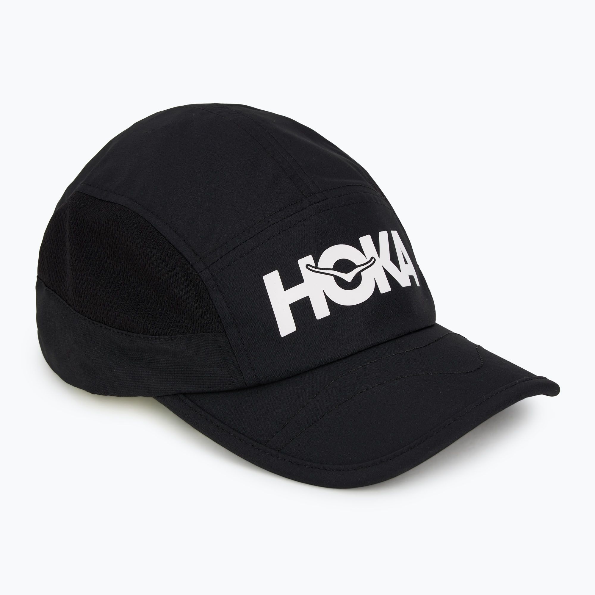 Czapka z daszkiem HOKA Run black 