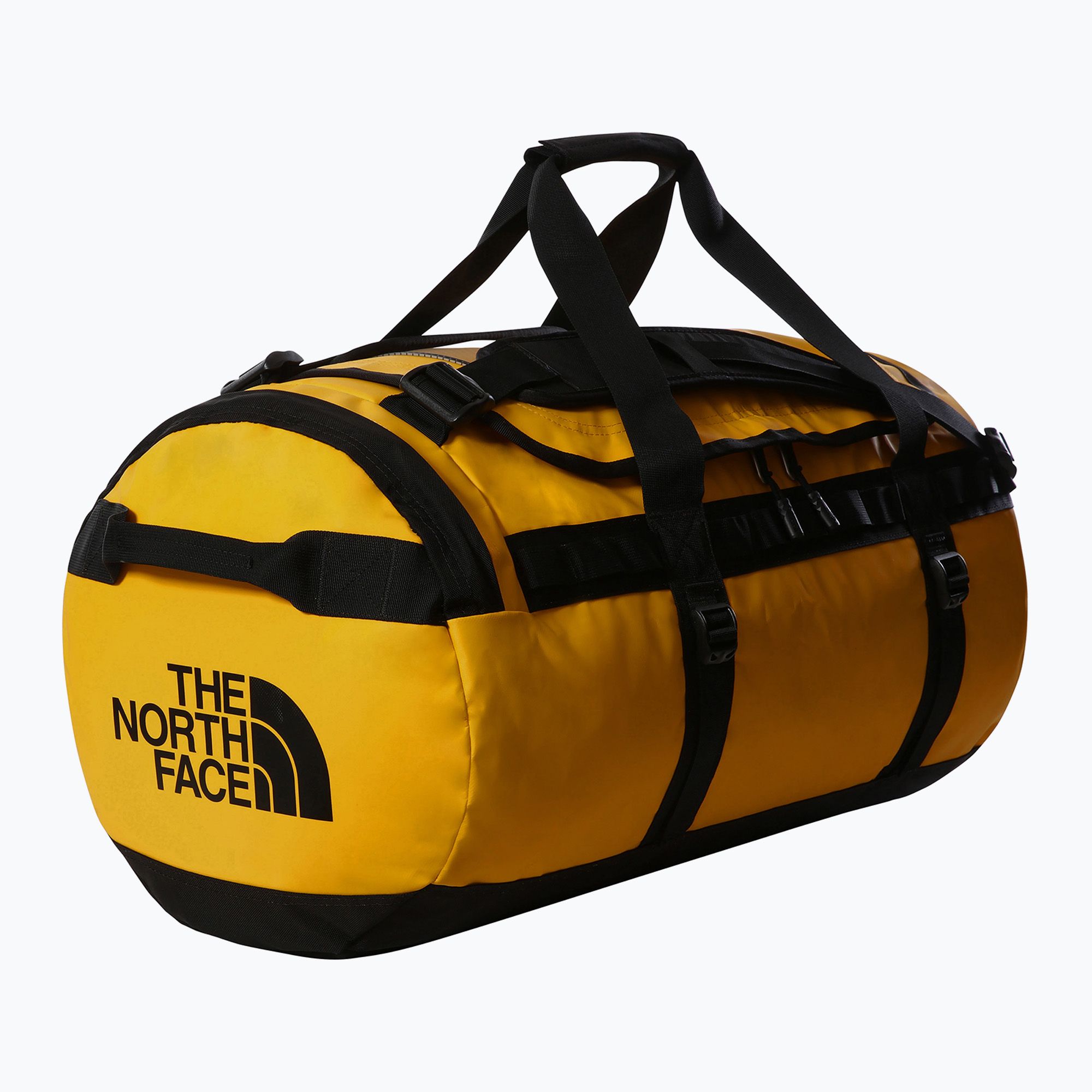 Torba podróżna The North Face Base Camp Duffel M 71 l summit gold/black/npf 