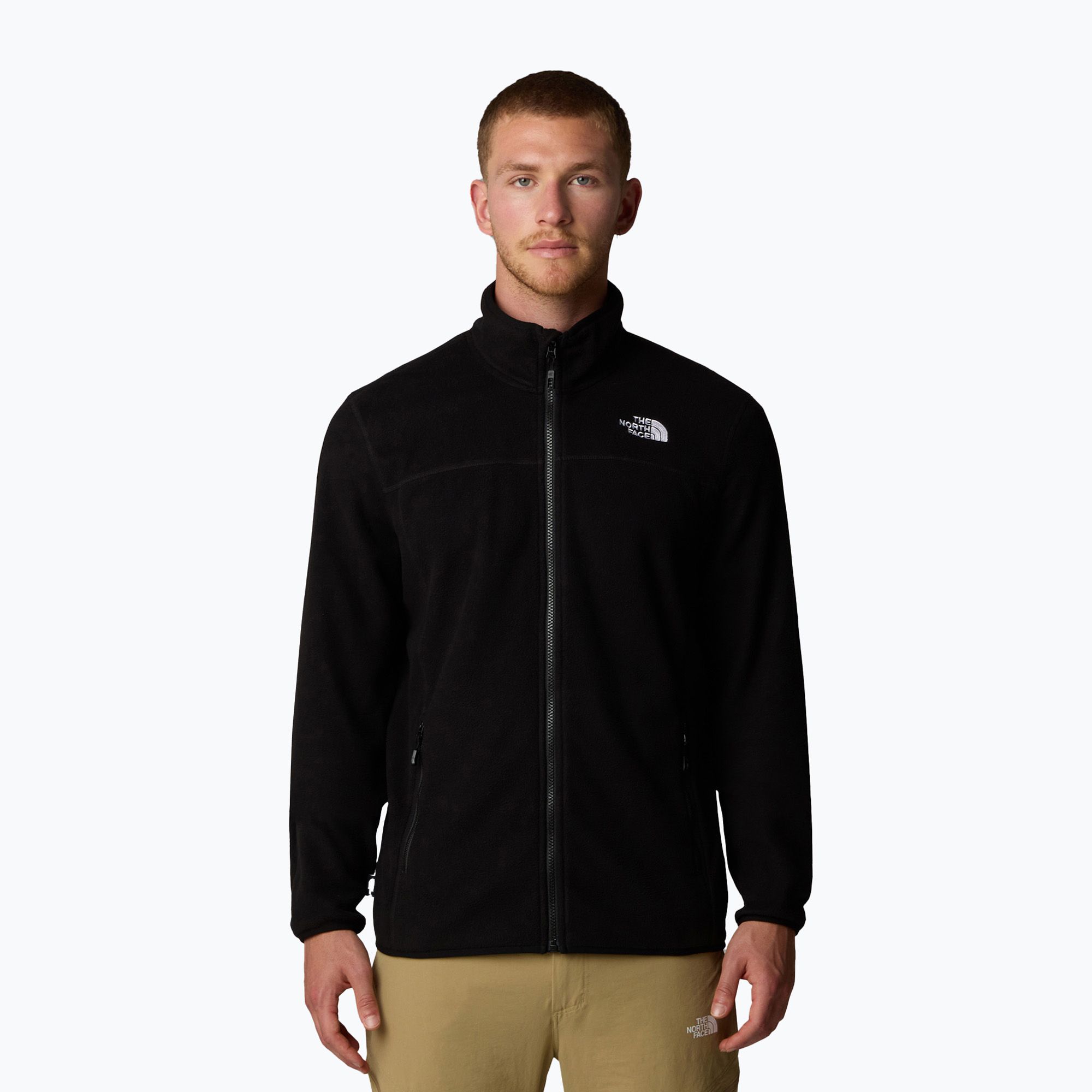 Bluza męska The North Face 100 Glacier Full Zip black/npf 