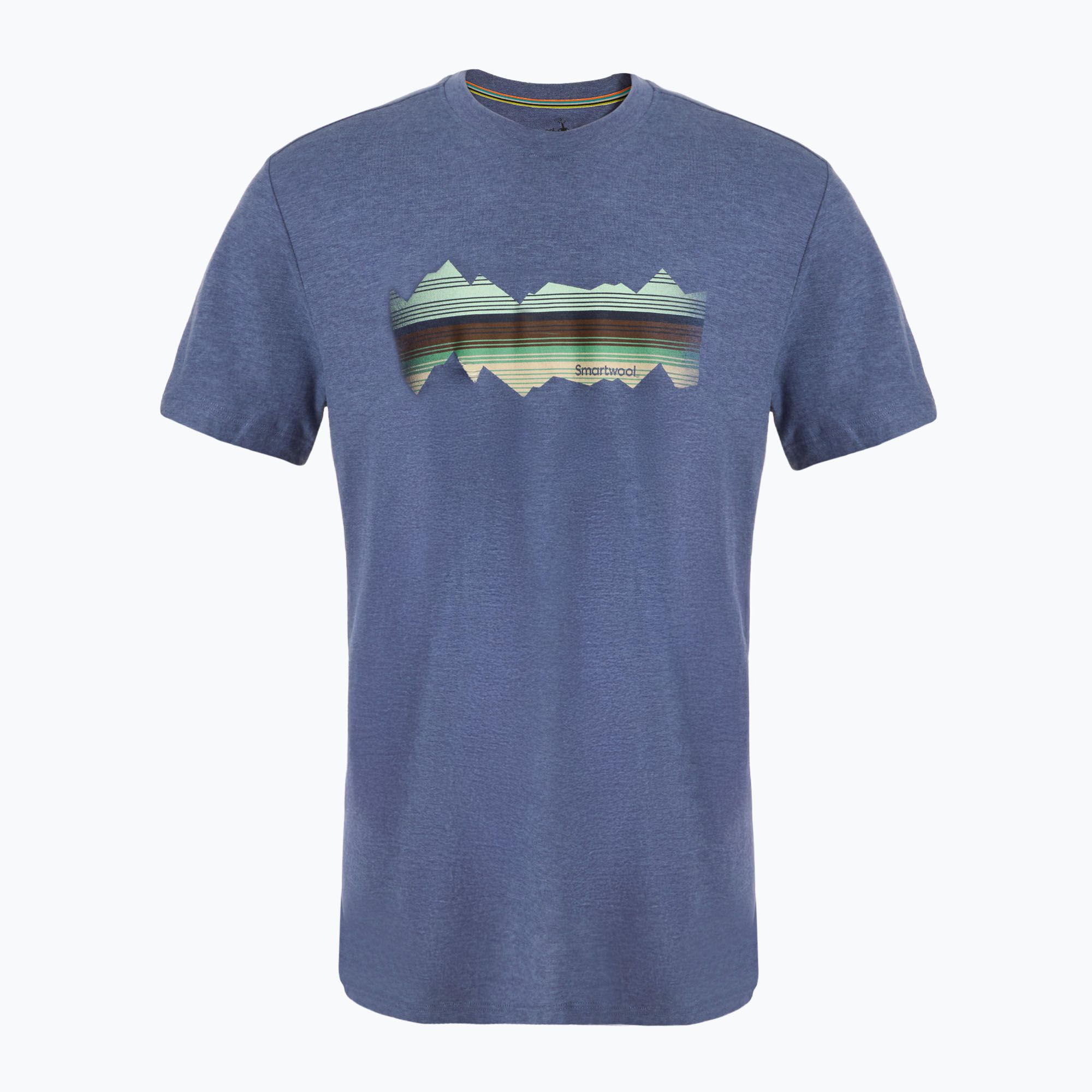 Koszulka trekkingowa Smartwool Mountain Horizon Graphic Tee nightfall blue 