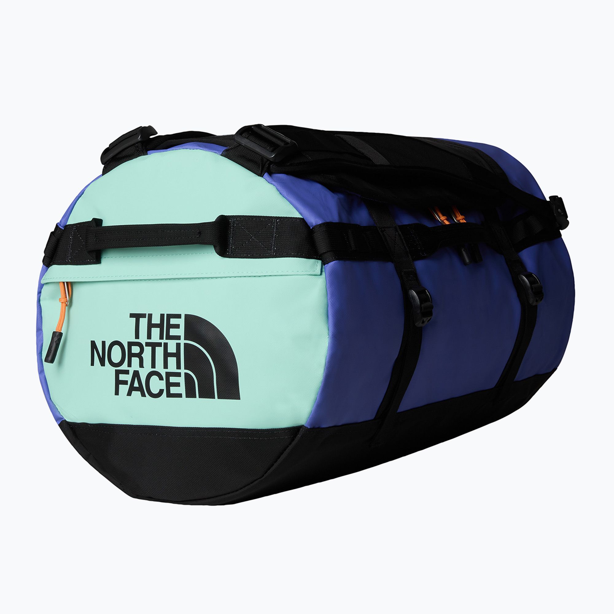 Torba podróżna The North Face Base Camp Duffel S 50 l indigo plum/bright foam/papaya 
