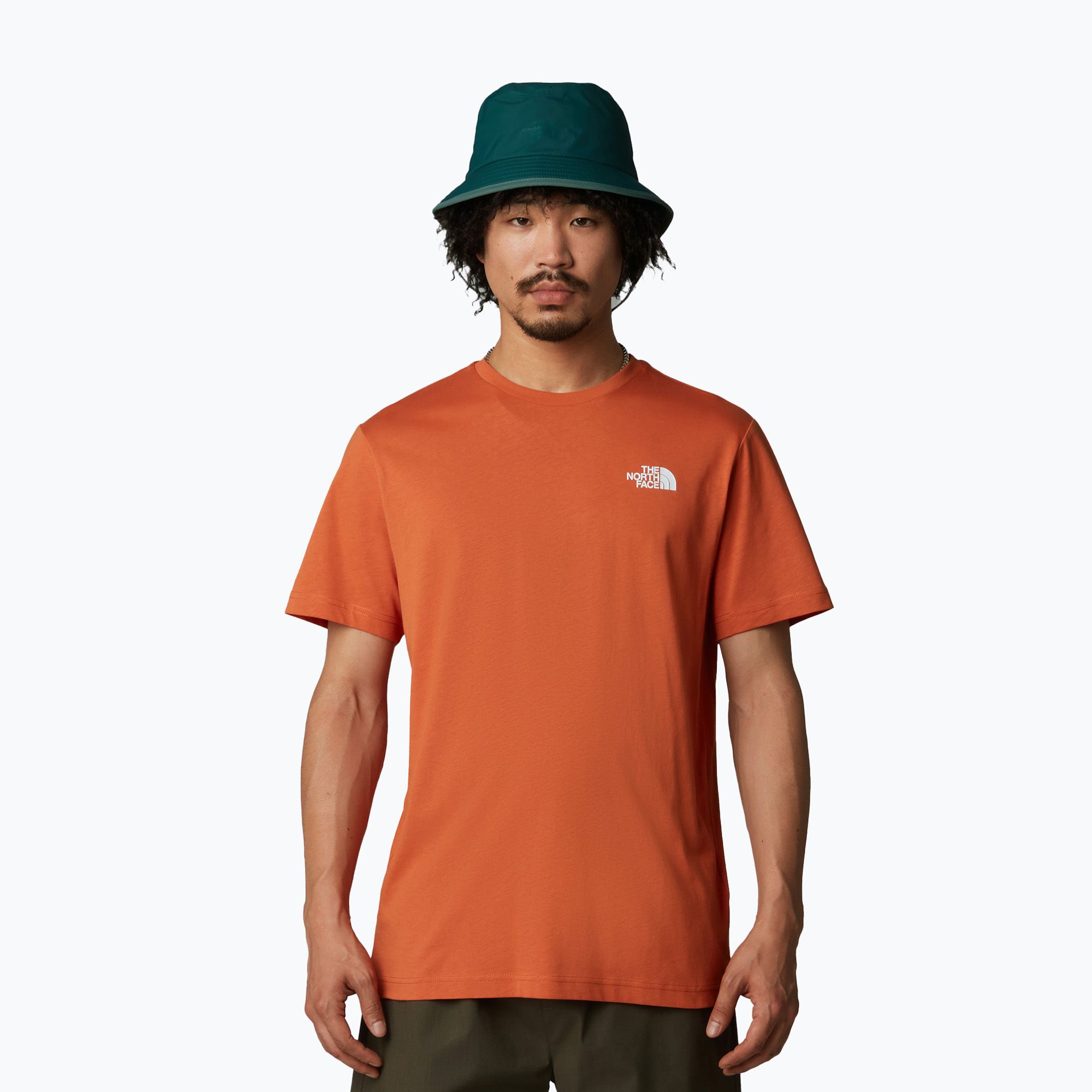 Koszulka męska The North Face Box Nse iron bronze/tnf black 