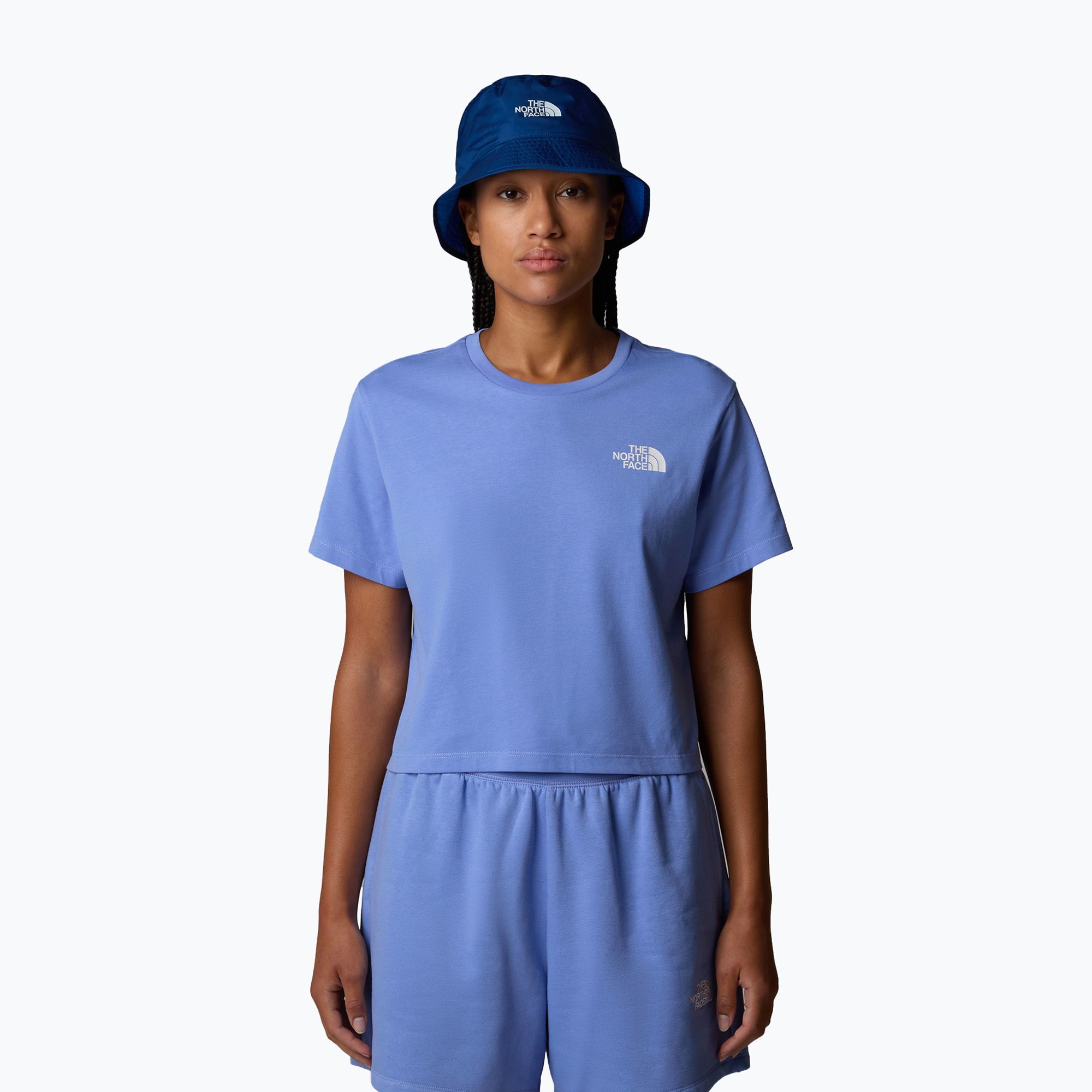 Koszulka damska The North Face Simple Dome Cropped Slim Tee virtual blue 