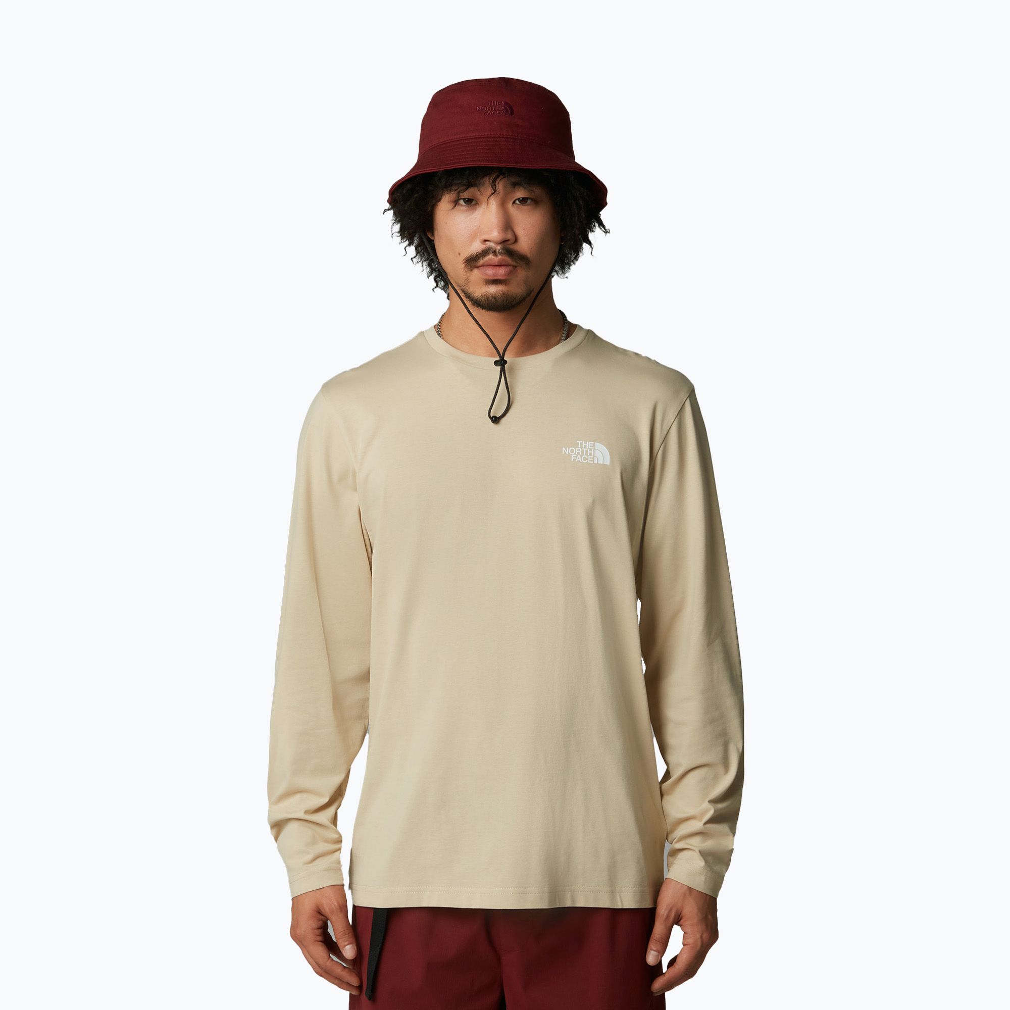 Longsleeve męski The North Face Simple Dome gravel 
