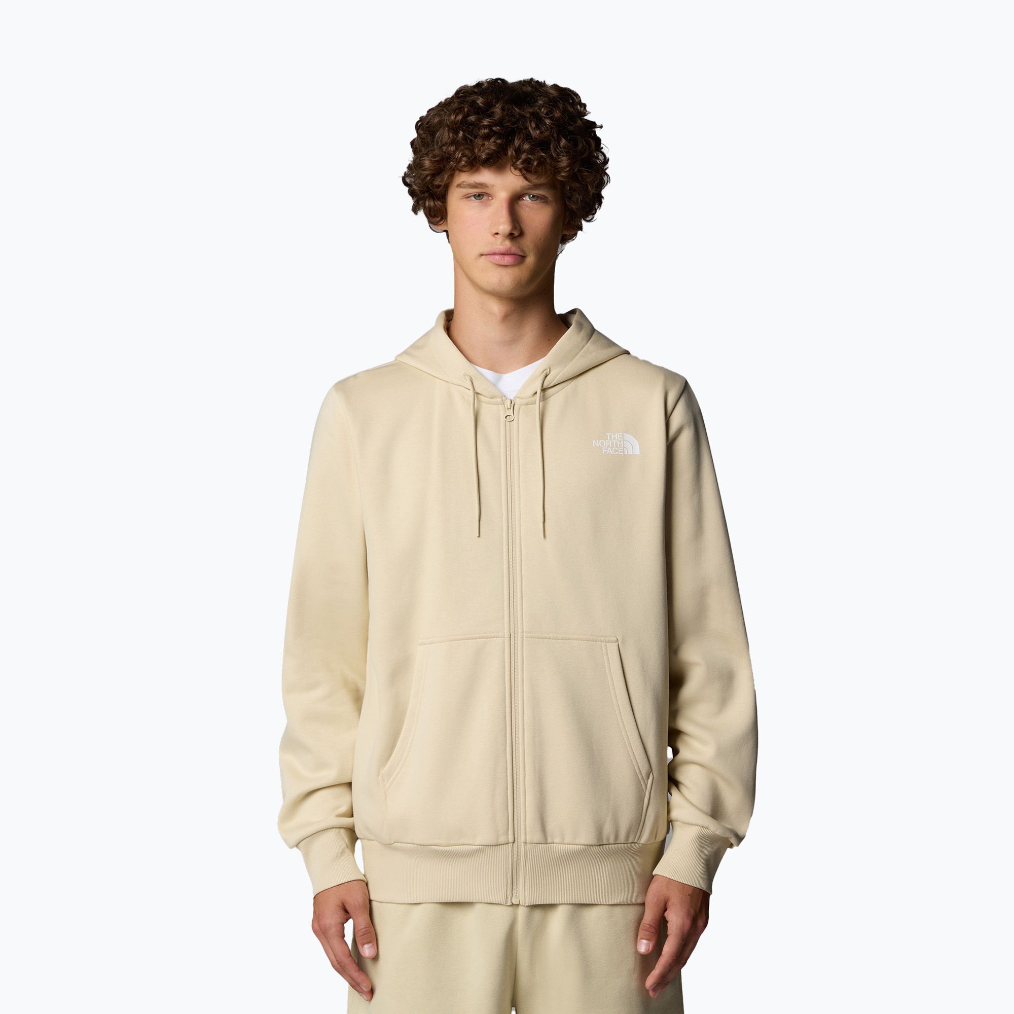 Bluza męska The North Face Simple Dome Full Zip Hoodie gravel 